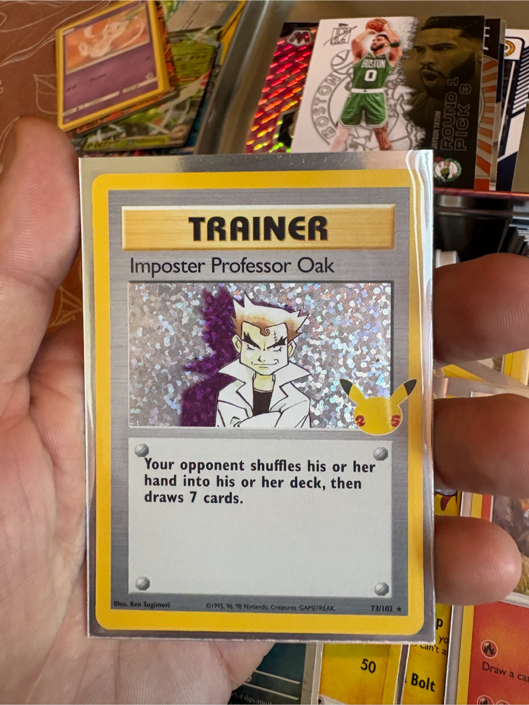 Pokemon TCG Imposter Professor Oak Trainer Card