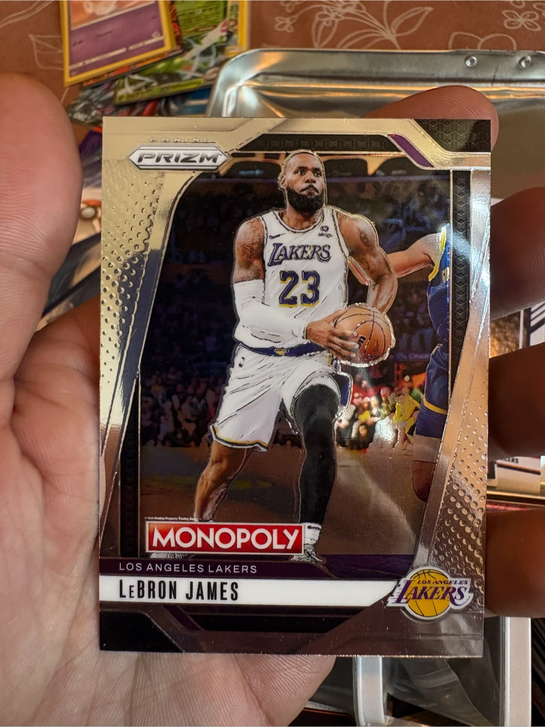 Panini Prizm LeBron James Monopoly Basketball Card