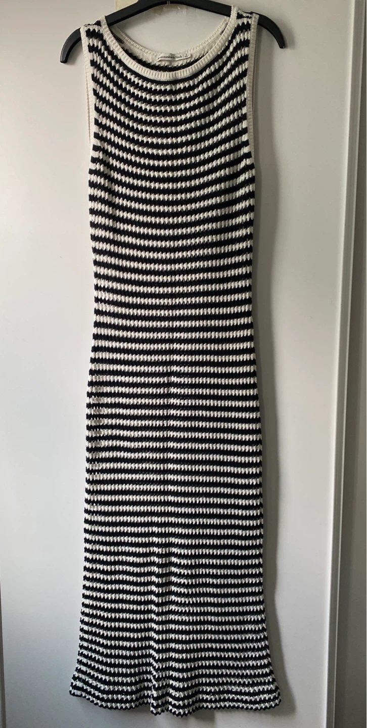 Abercrombie & Fitch Striped Knit Dress