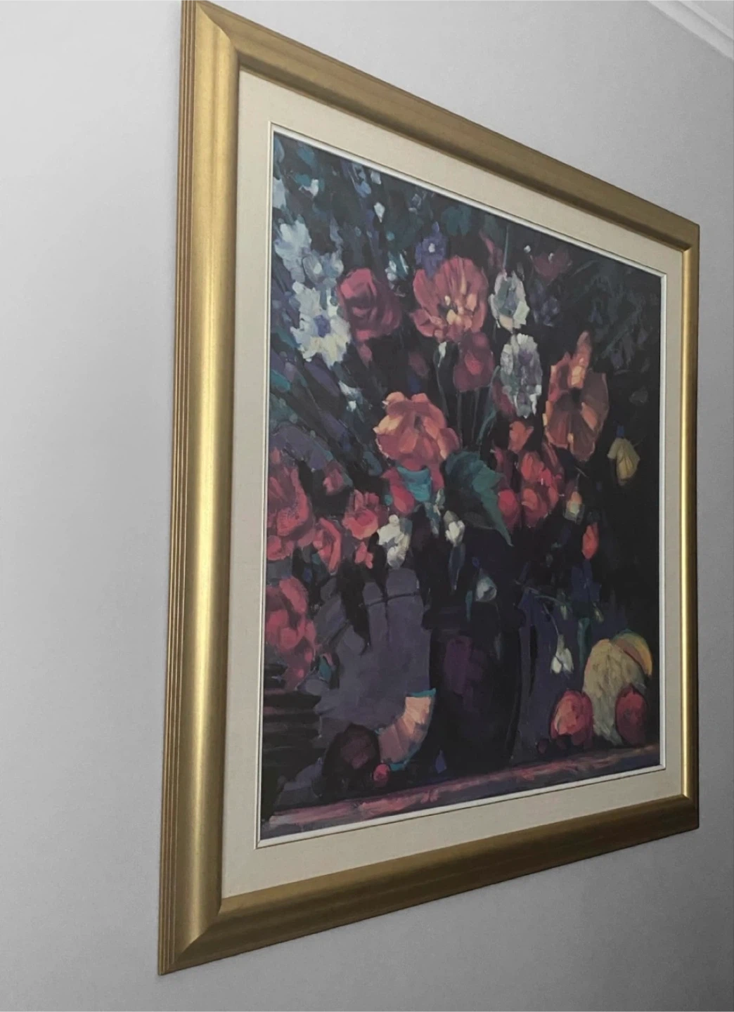 Framed Floral Still Life Leje Ostlund Floral Large Painting - photo 2