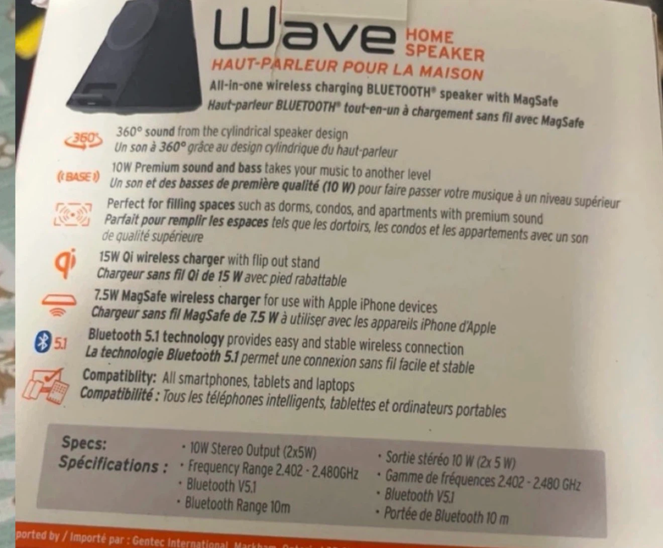 iQ Wave Home Speaker with MagSafe Charger - photo 2