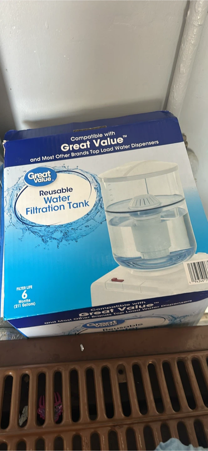Great Value Reusable Water Filtration Tank