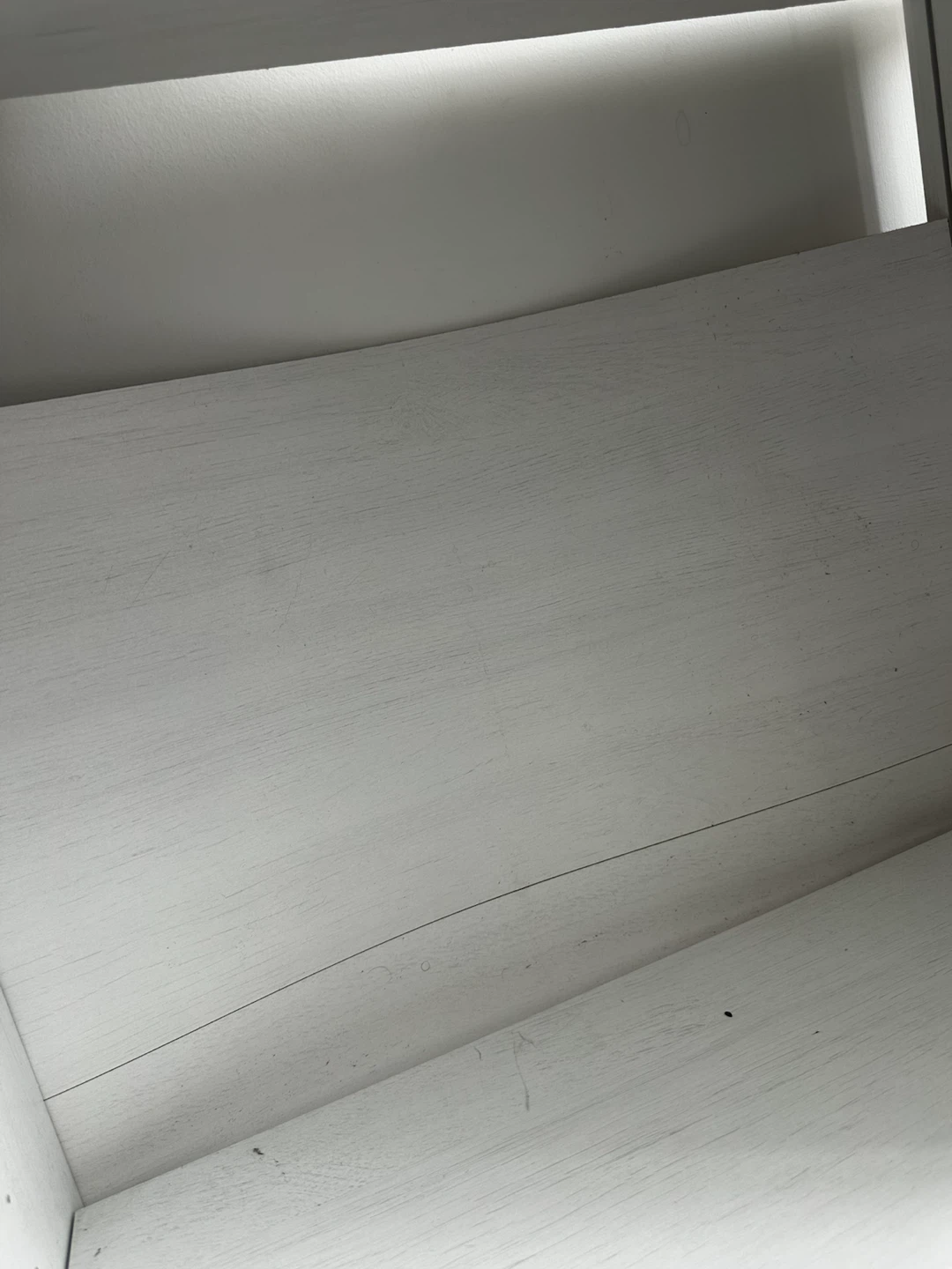 Ikea Blue stained Wood Dresser with white Mirror - photo 5