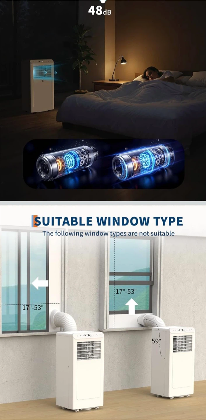 8000 BTU Portable Air Conditioner - photo 4