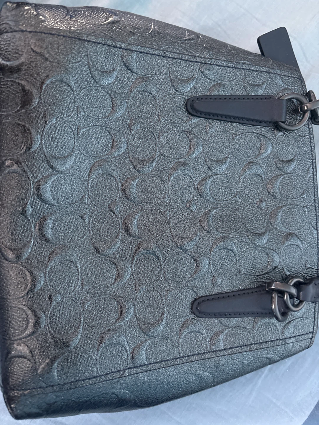 (READ DESC)Coach Signature Pattern Shoulder Bag - photo 2
