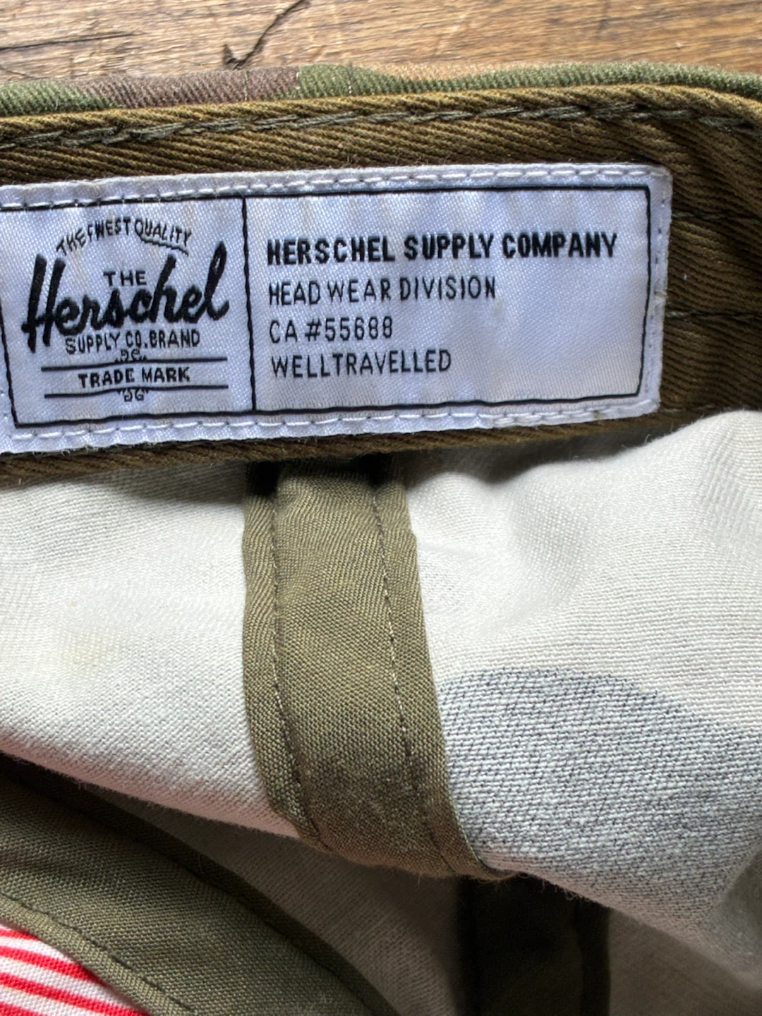 Herschel HSCO Camo Snapback Baseball hat Cap Adjustable - photo 2