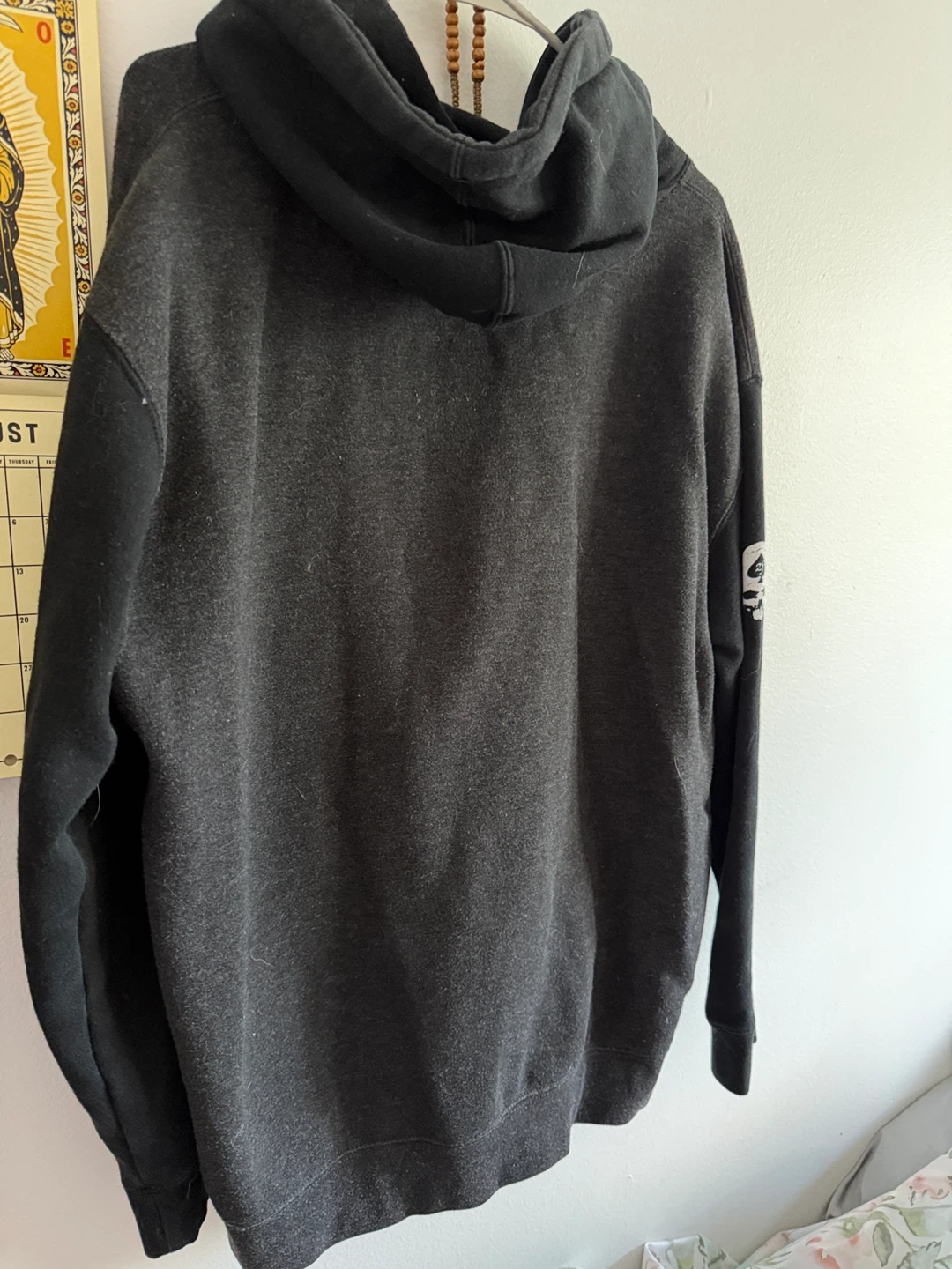 Black Snake Graphic Hoodie – “JOIN, or GET STACKED.”  LARGE - photo 2