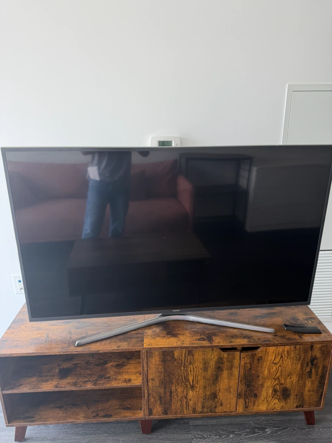Samsung 55" TV with Rustic Wood TV Stand - photo 4