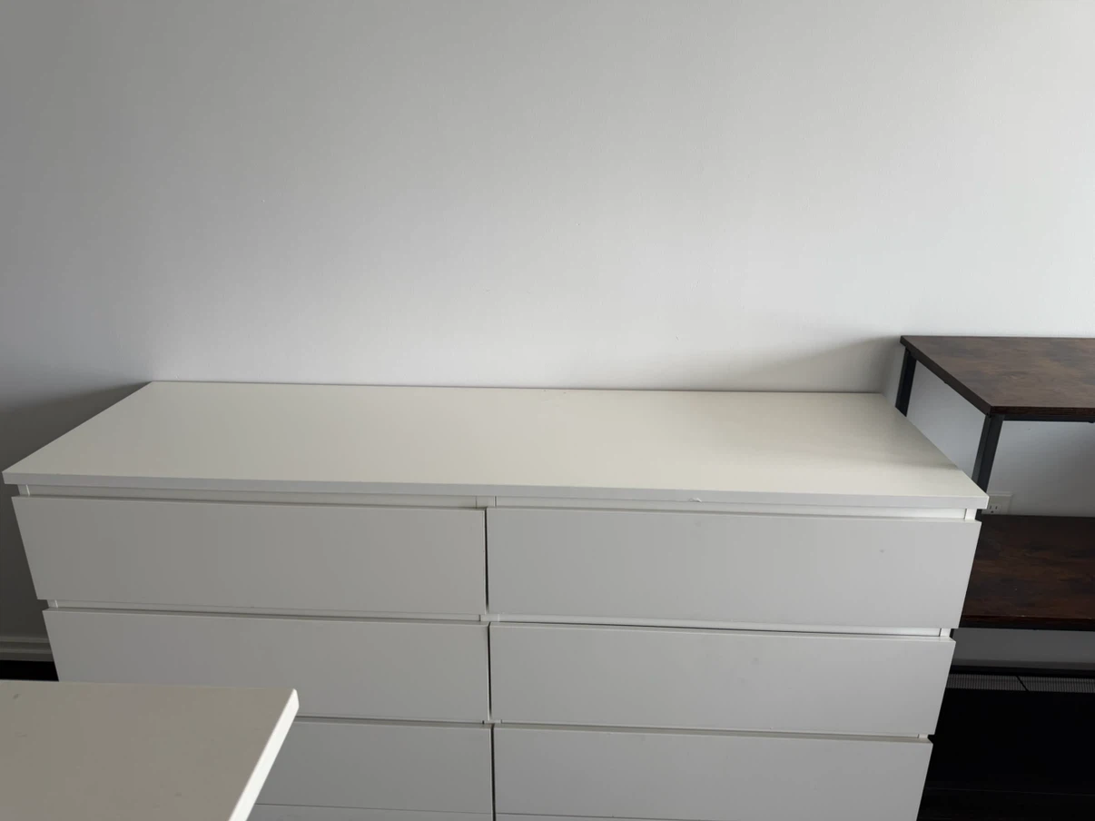IKea White 6-Drawer Dresser
