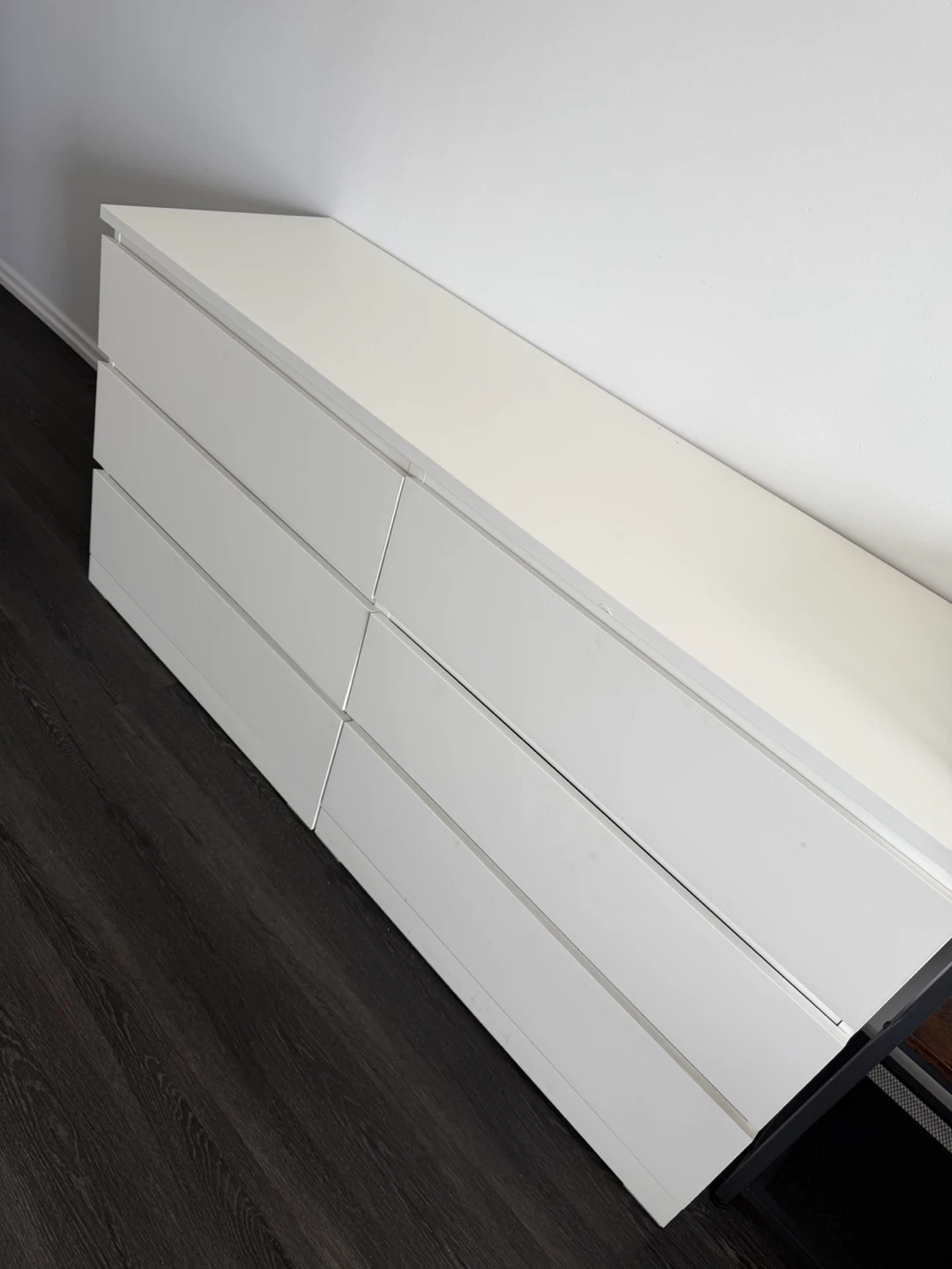 IKea White 6-Drawer Dresser - photo 2