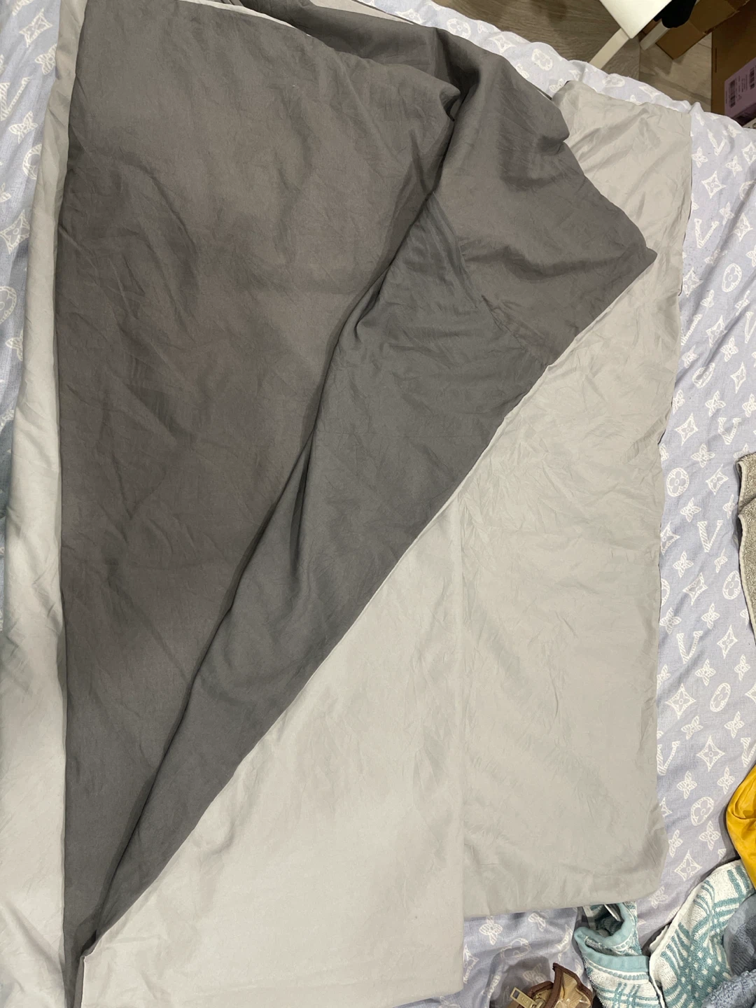 Duvet Cover - Grey/Light Grey
