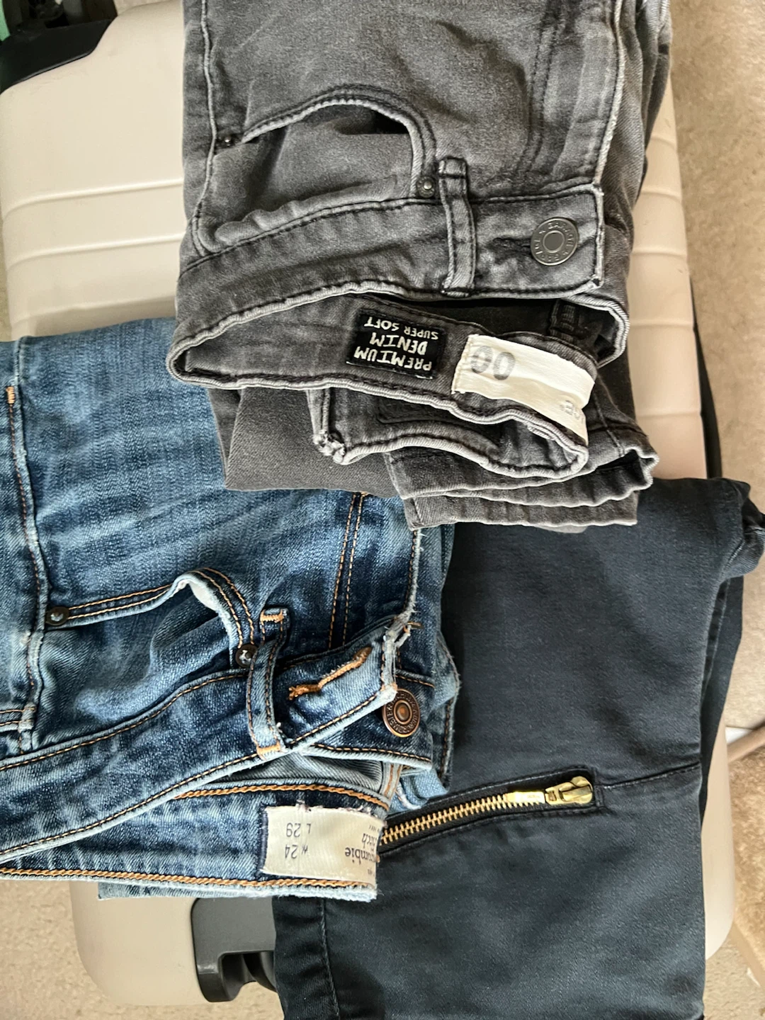 Abercrombie & Fitch Jeans and Grey Denim Jeans