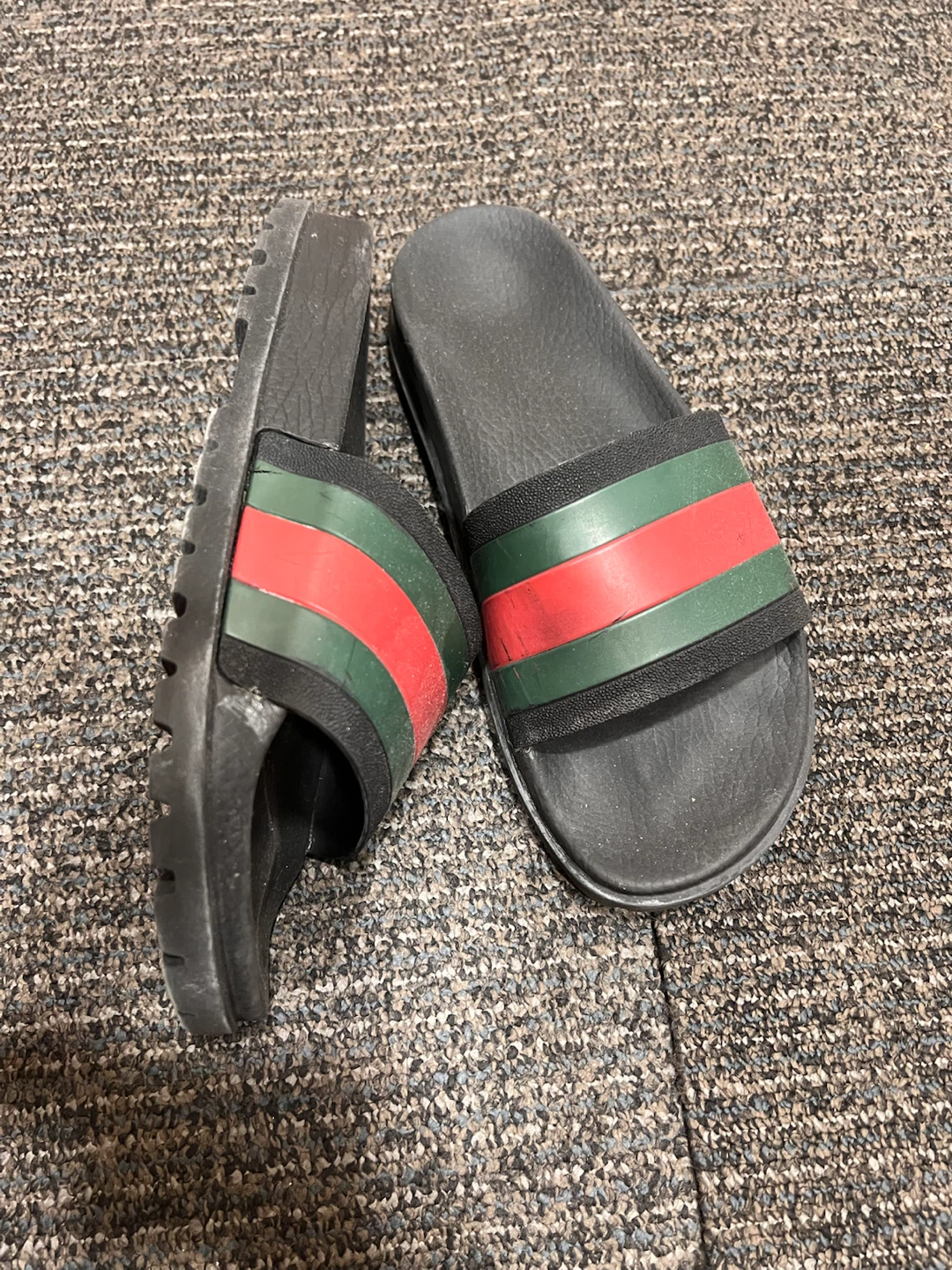 GUCCI Slides - Black/Red/Green Stripe - photo 4