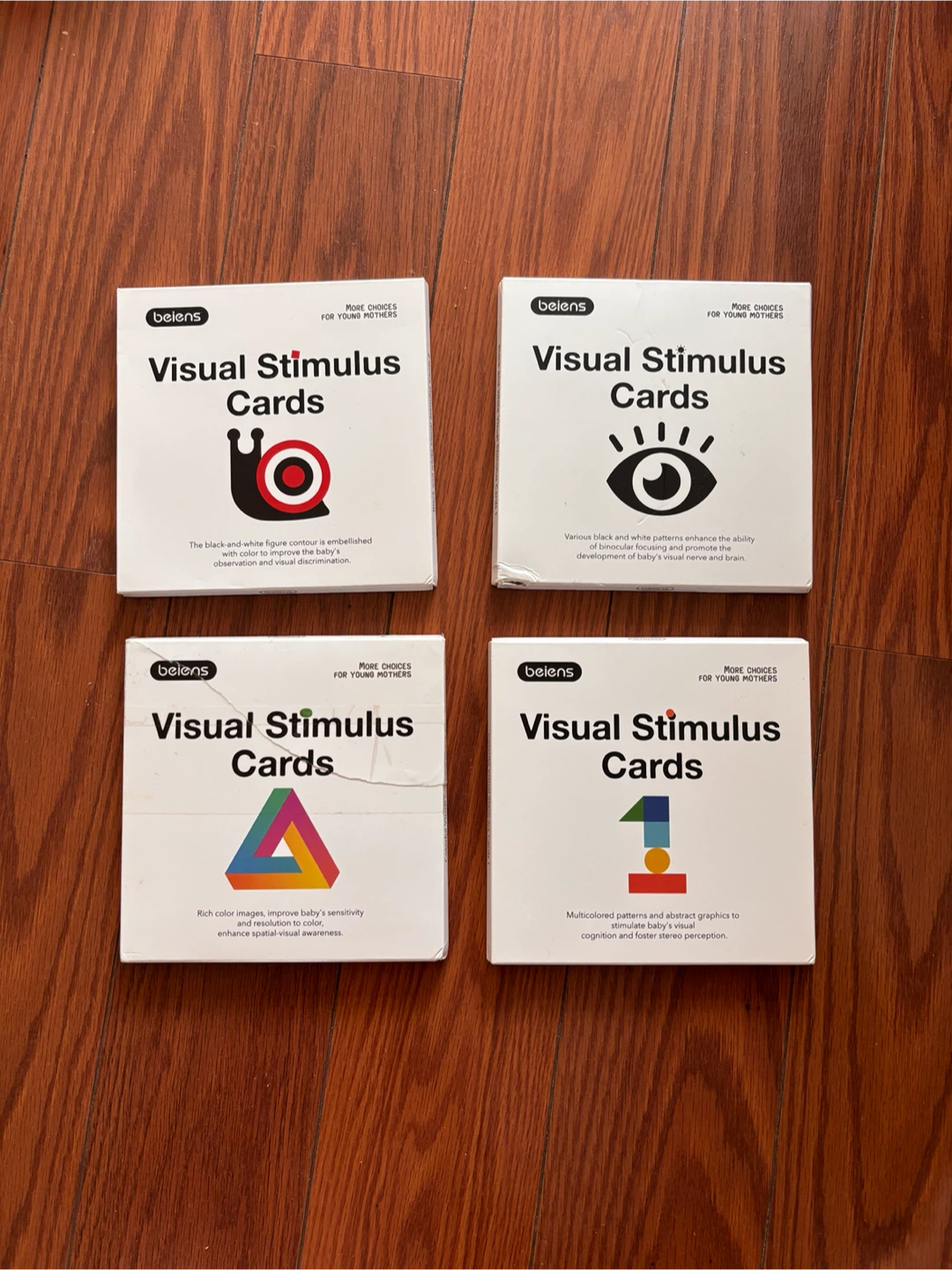Belens Visual Stimulus Cards (Black & White and Colourful)