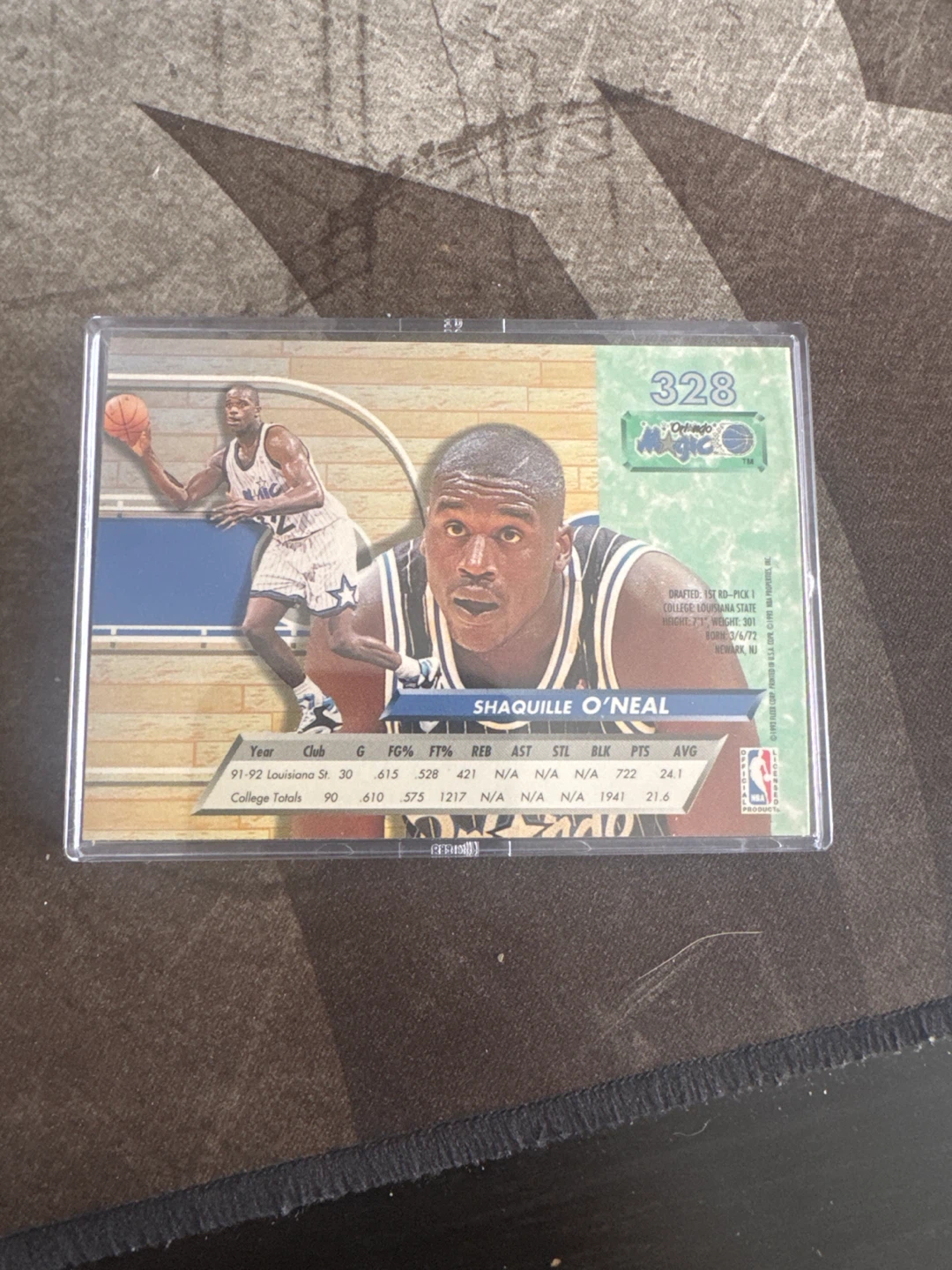 1992-93 Fleer Ultra Rookie Shaquille O'Neal Basketball Card - photo 2