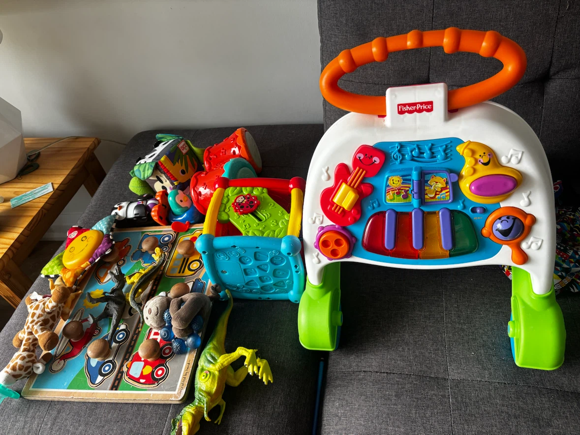 Fisher-Price Activity Walker and Baby Toys Bundle