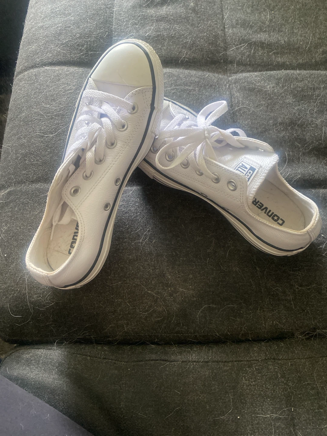 Converse Chuck Taylor All Star White Leather Sneakers