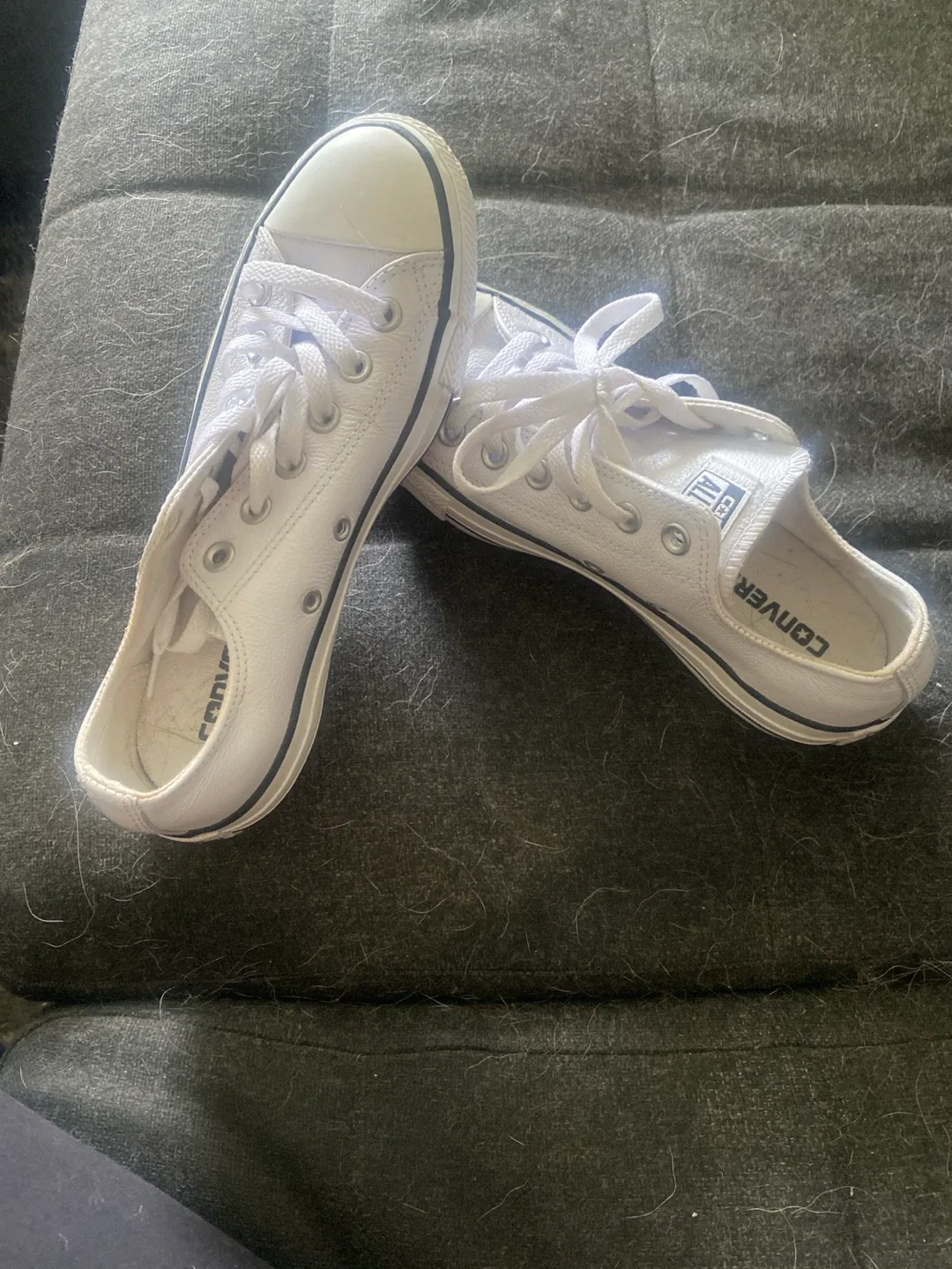 Converse Chuck Taylor All Star White Leather Sneakers