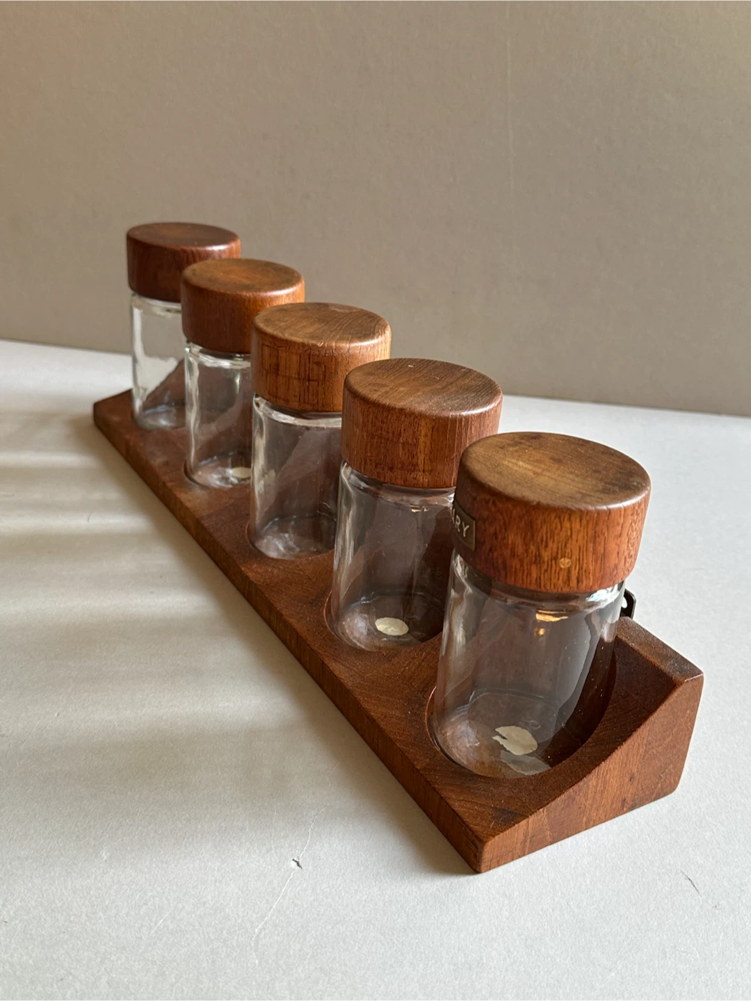 Mid century vintage Digsmed Denmark spice rack danish modern - photo 2