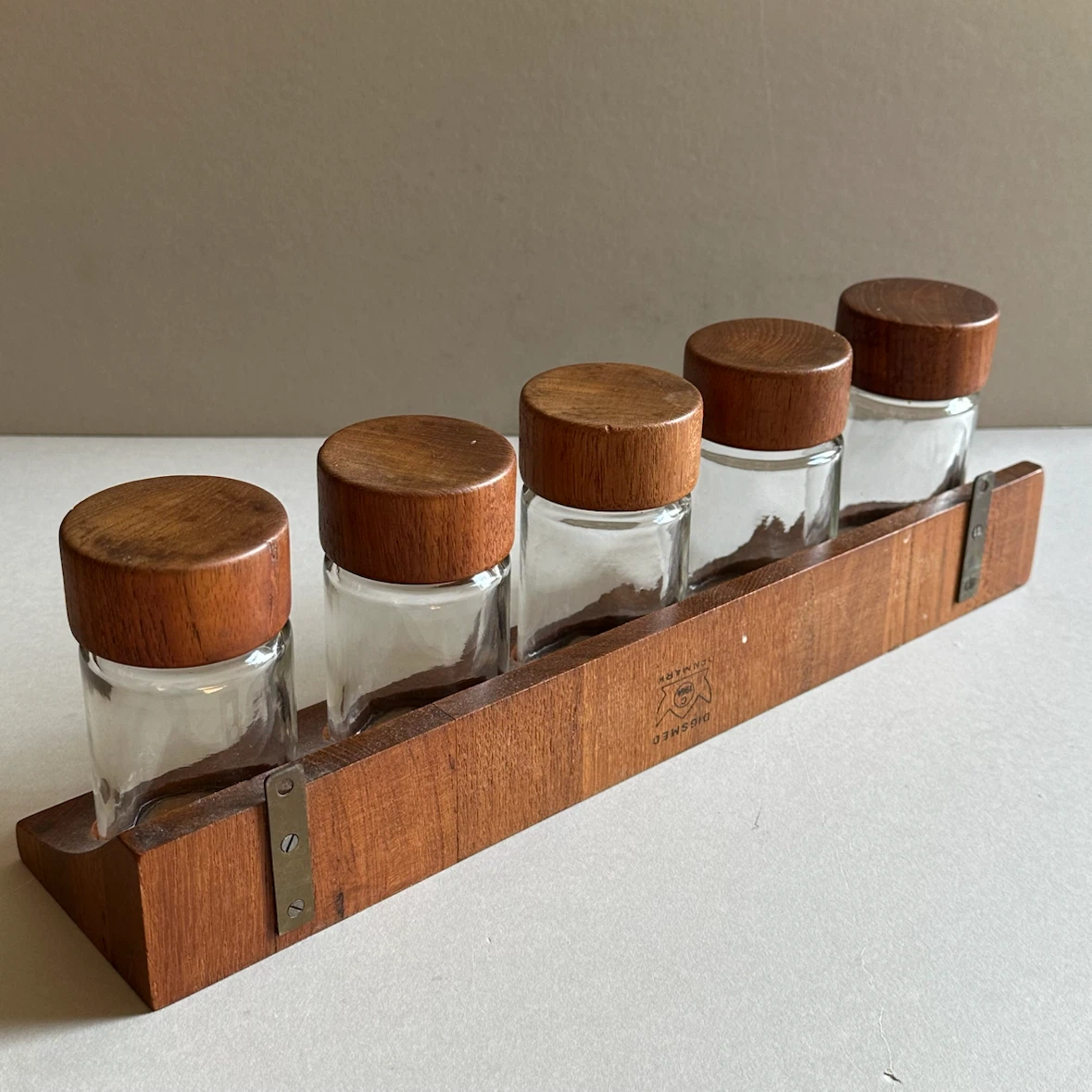 Mid century vintage Digsmed Denmark spice rack danish modern - photo 3