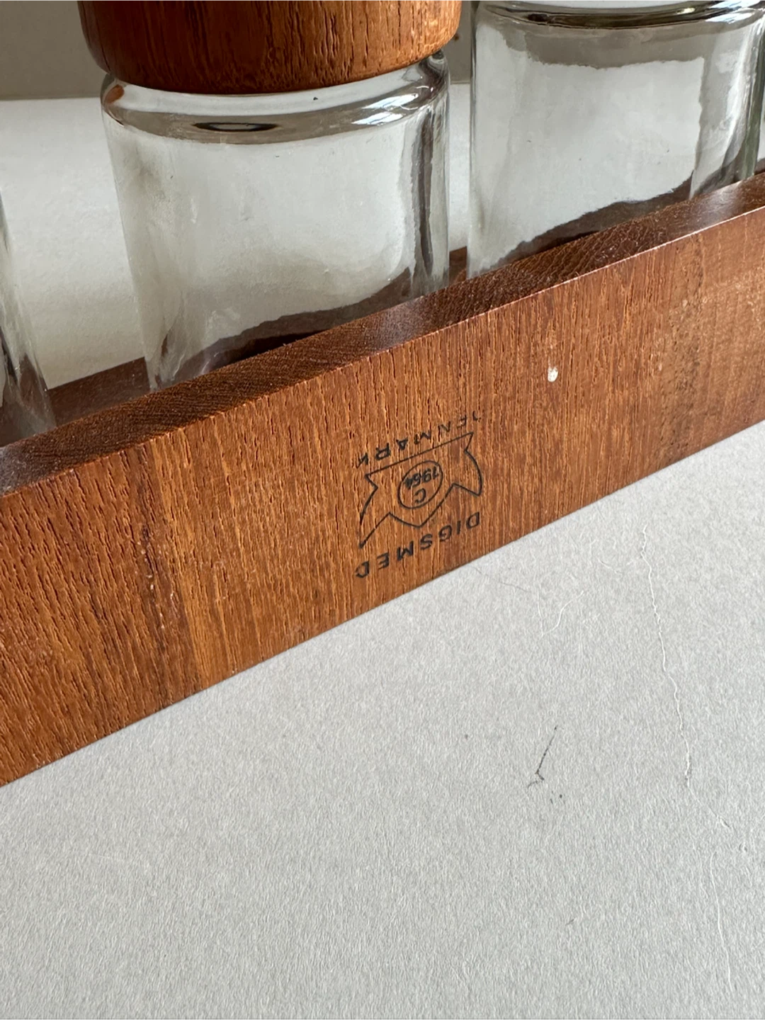 Mid century vintage Digsmed Denmark spice rack danish modern - photo 5