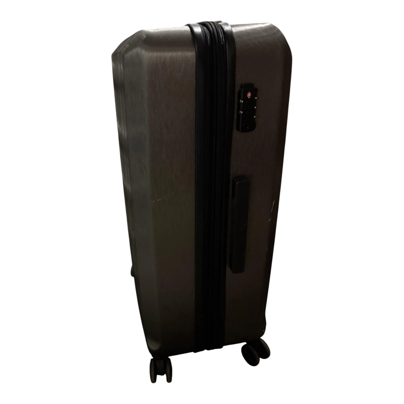 Q-Life Grey Hardside Spinner Luggage