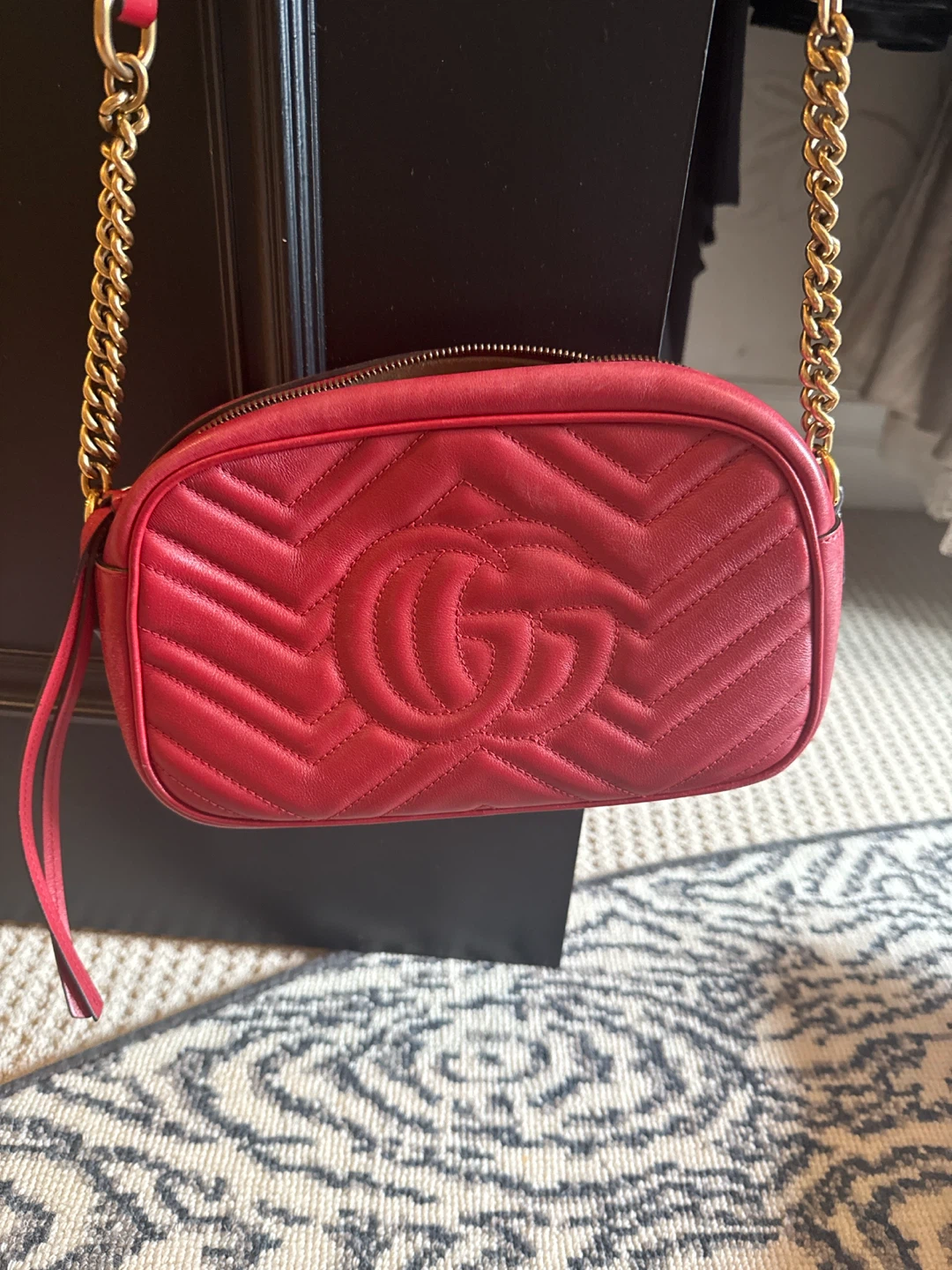 Gucci Marmont Camera Bag - Red Leather - photo 2