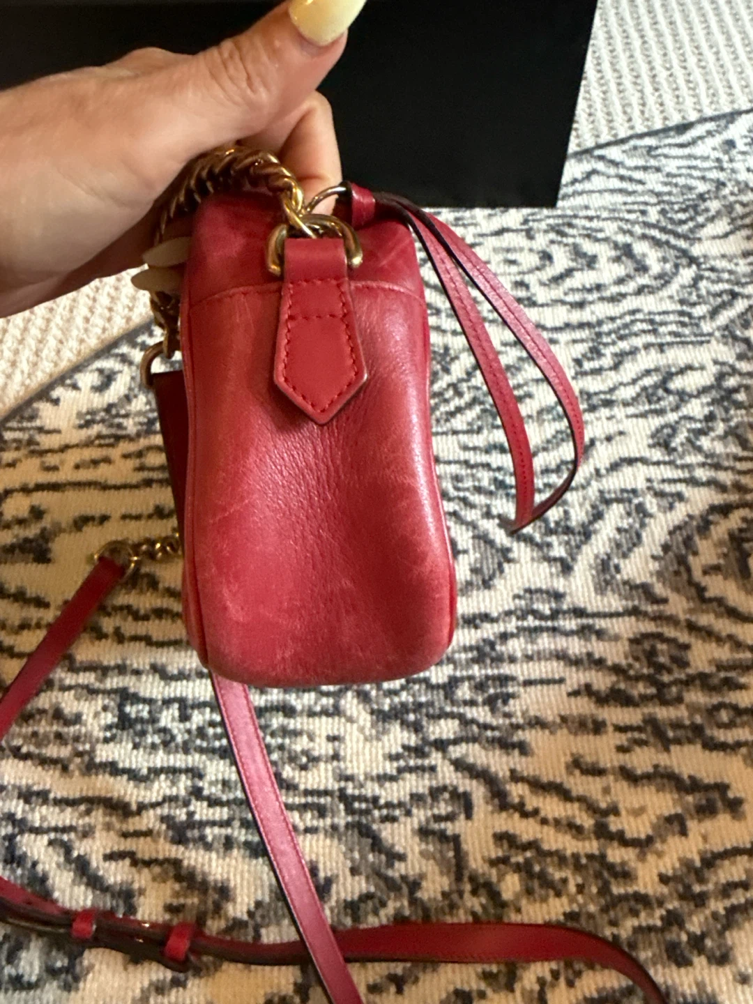 Gucci Marmont Camera Bag - Red Leather - photo 5