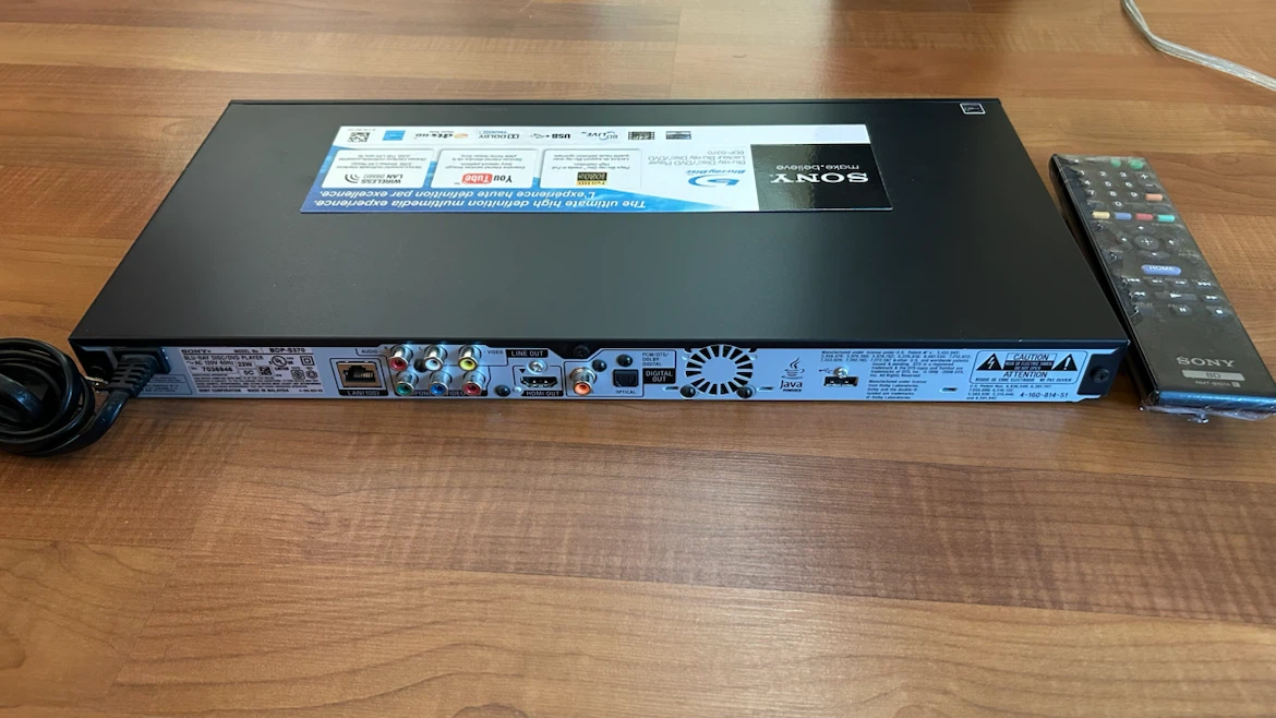 Sony Blu-ray Disc/DVD Player BDP-S370 - photo 2