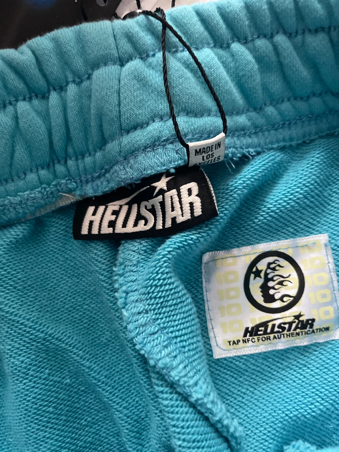 Light blue hellstar shorts small - photo 3