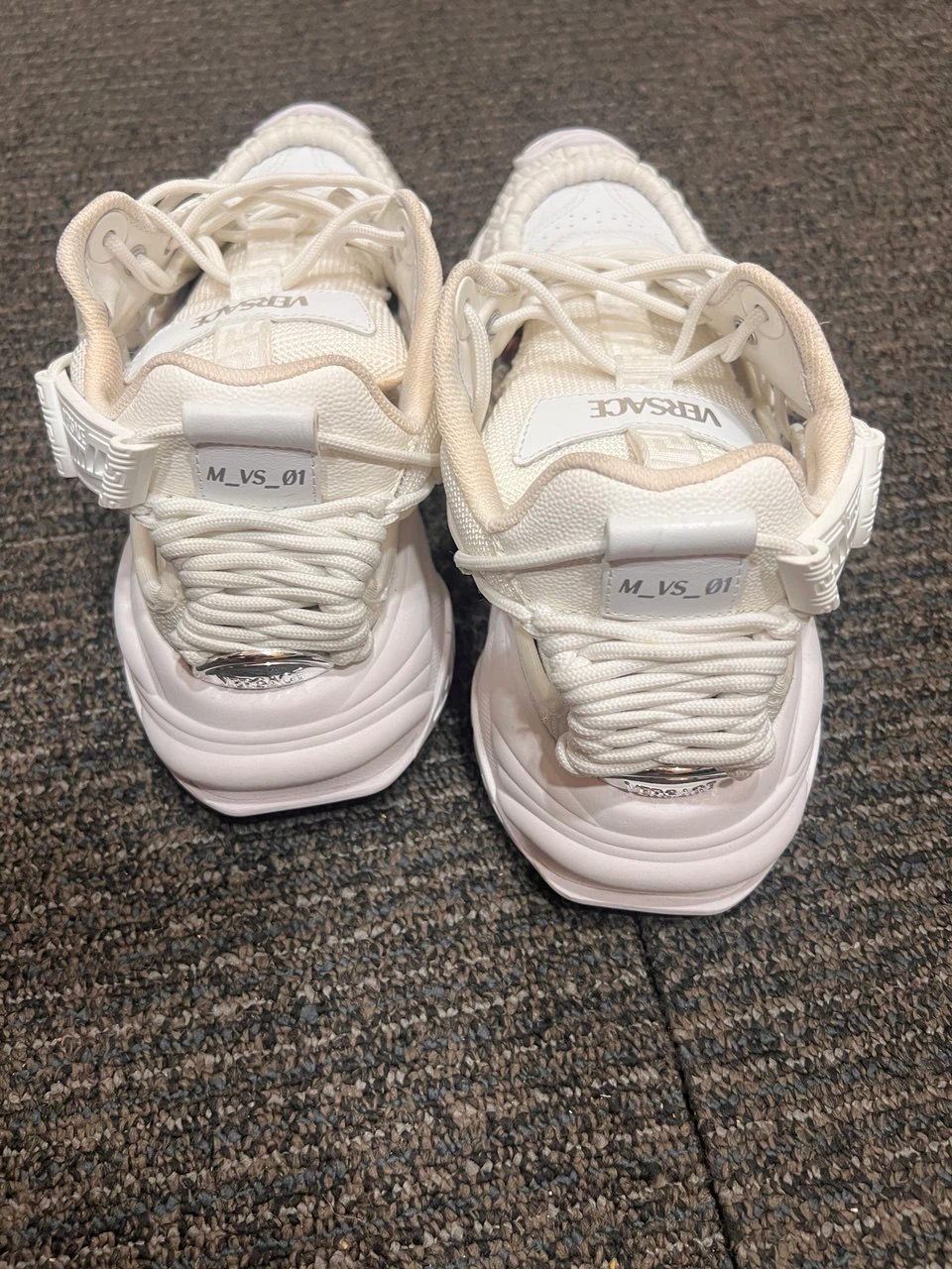 Versace White Leather Sneakers - Size EU 37 - photo 2