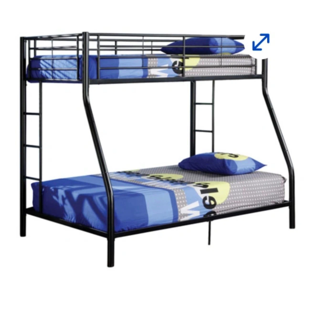 Black Metal Bunk Bed