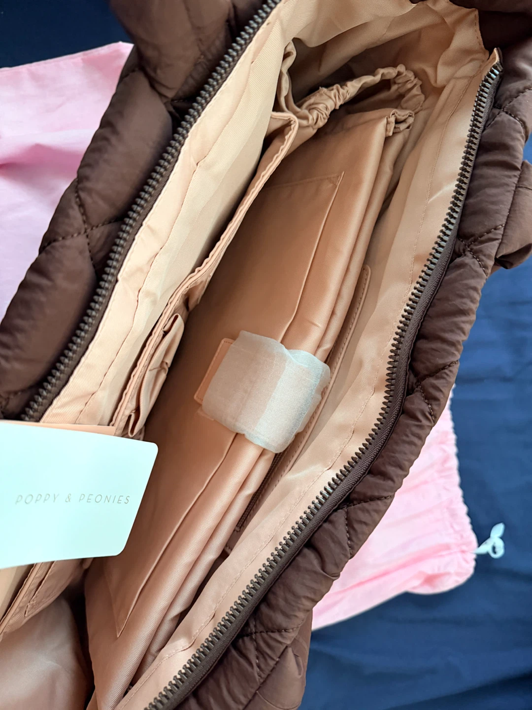 Poppy & Peonies Tote It Espresso Bag - photo 3