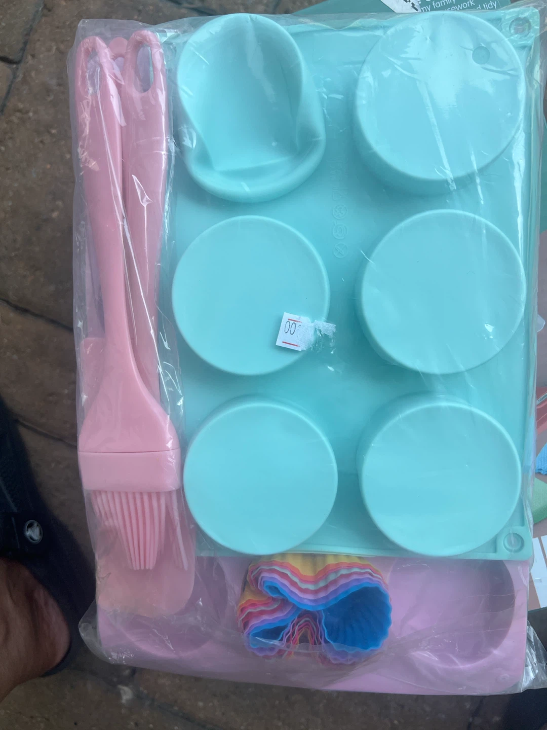 Silicone Baking Mold Set with Brush