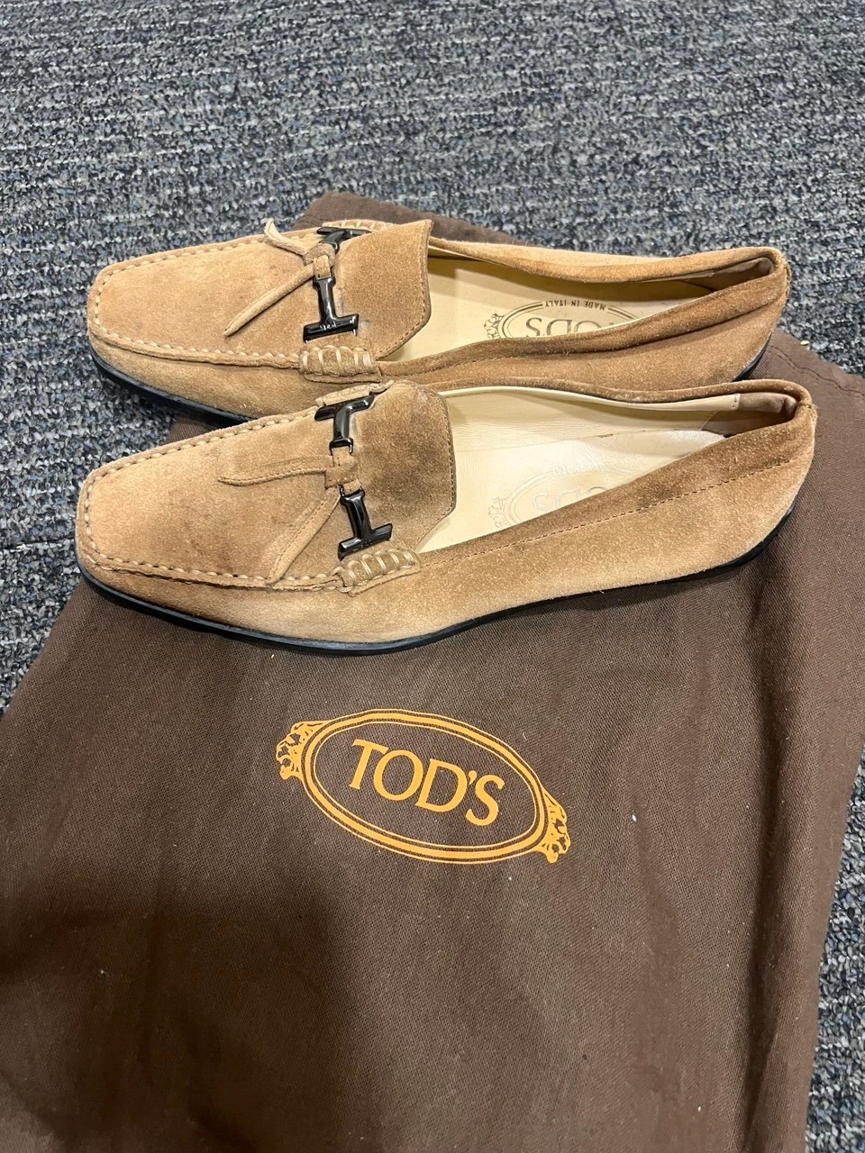 Tod's Suede Loafers Size 38