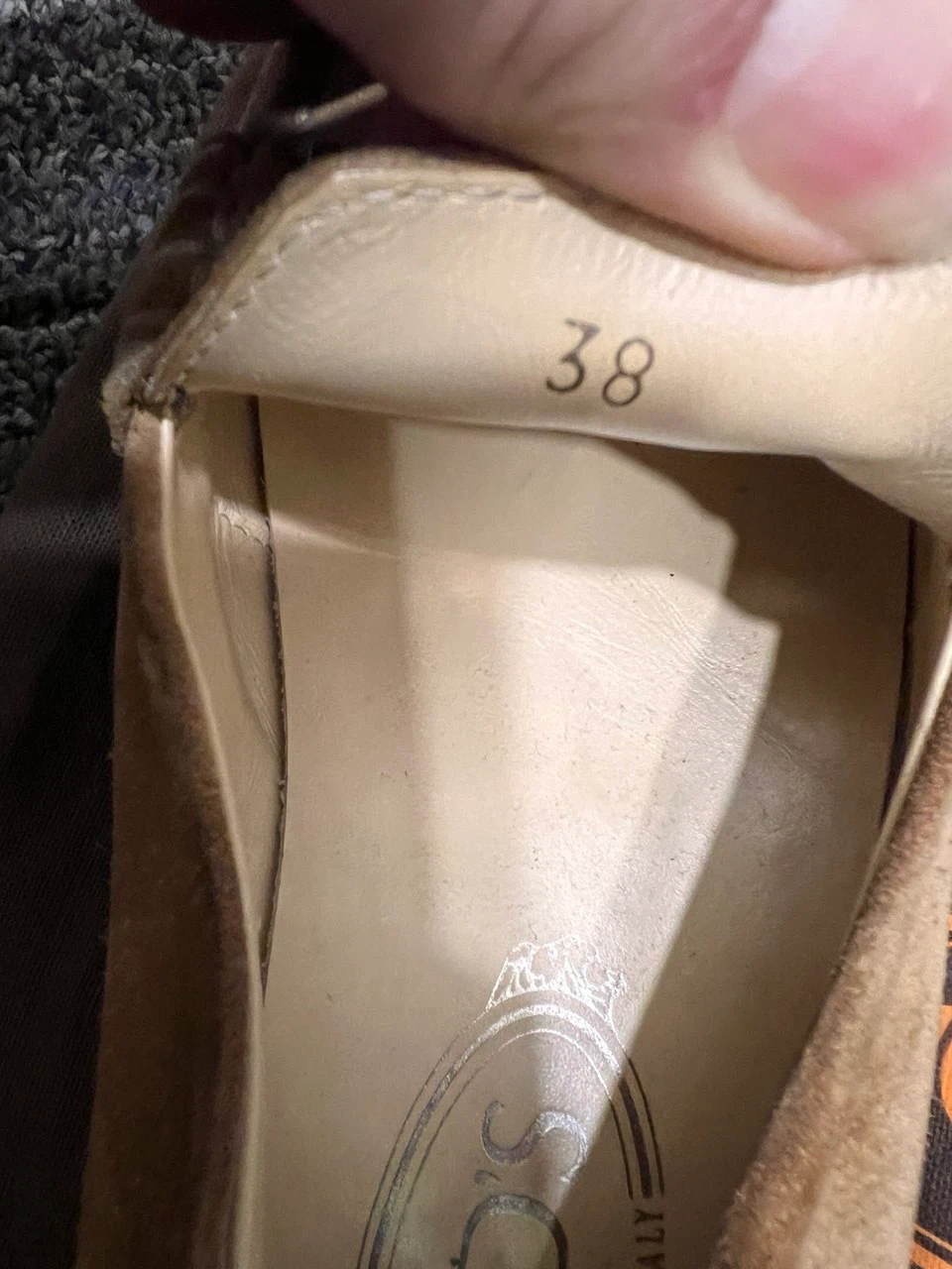 Tod's Suede Loafers Size 38 - photo 4