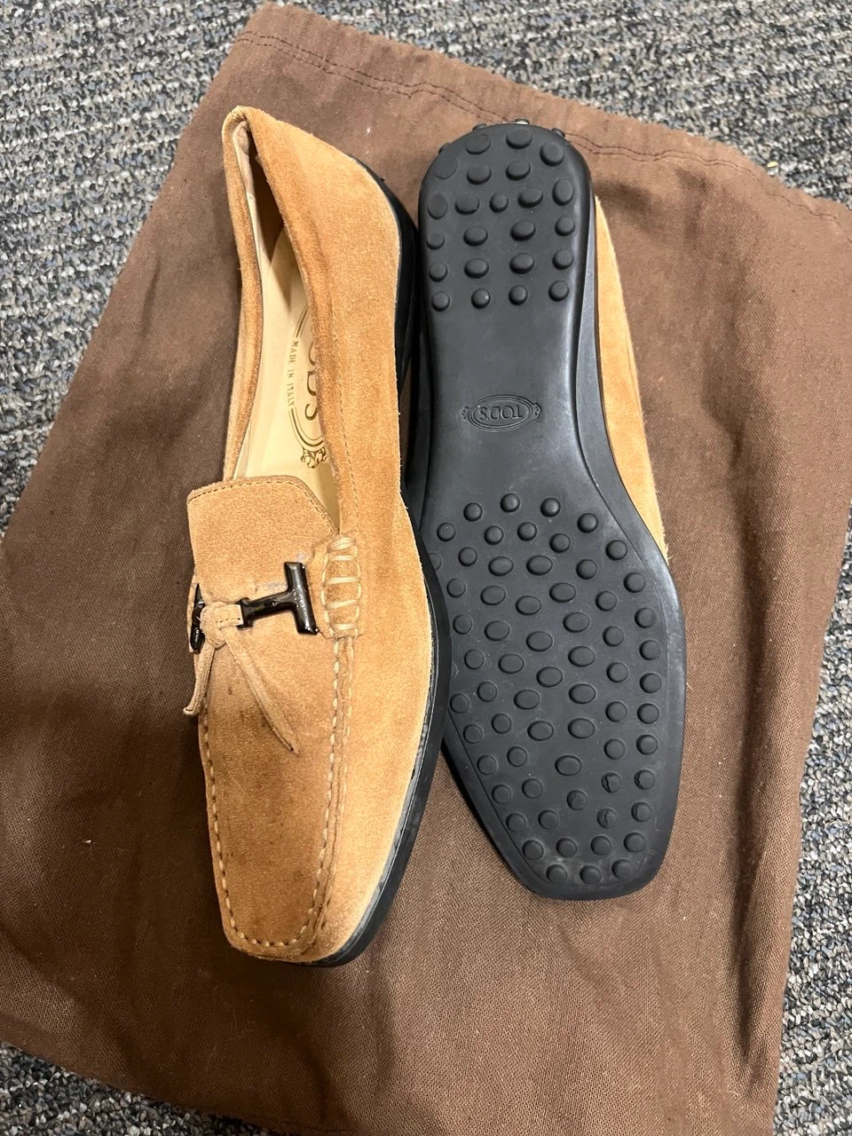 Tod's Suede Loafers Size 38 - photo 5