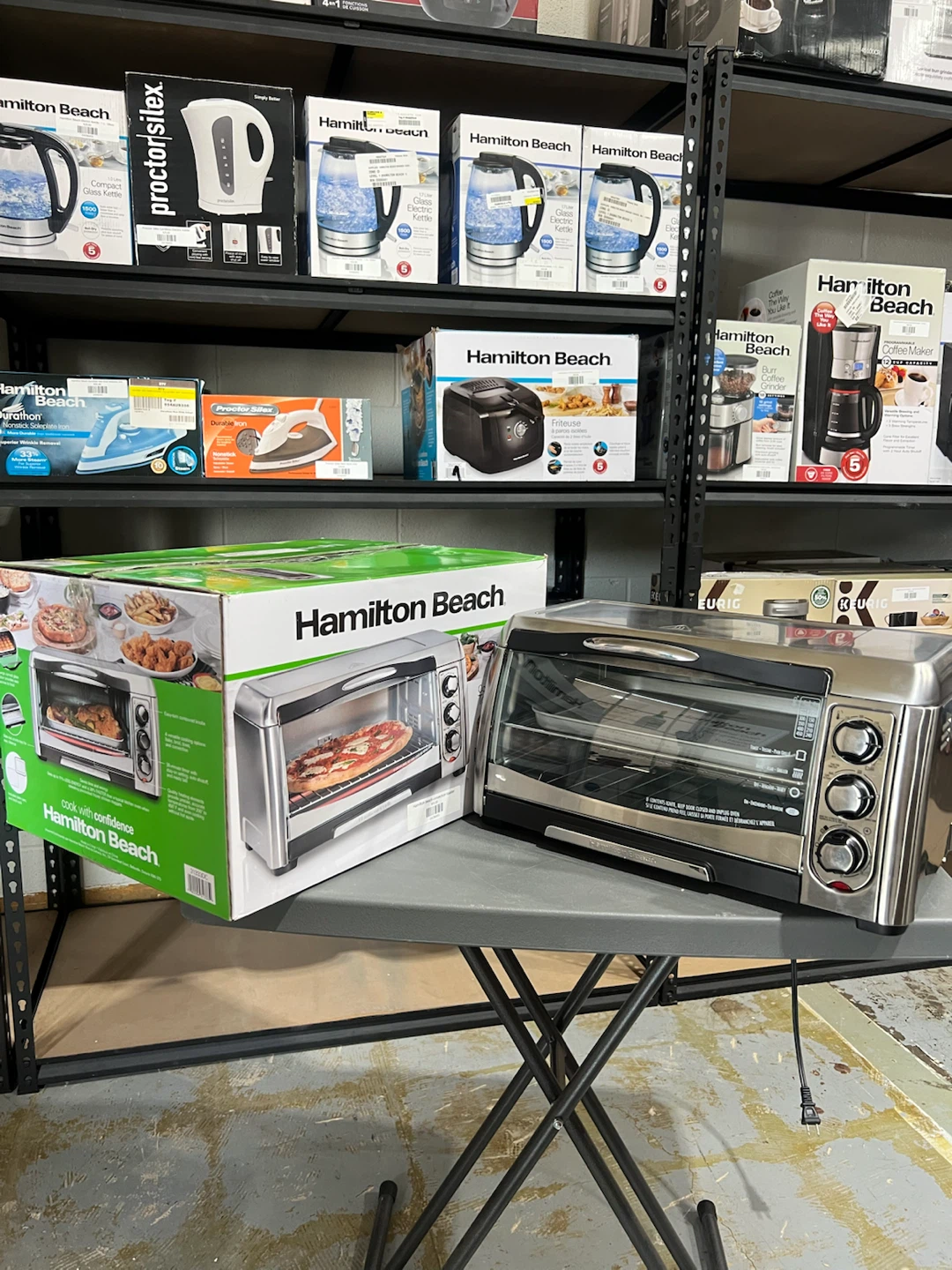 Hamilton Beach 6 Slice Stainless Steel Convection Toaster Oven