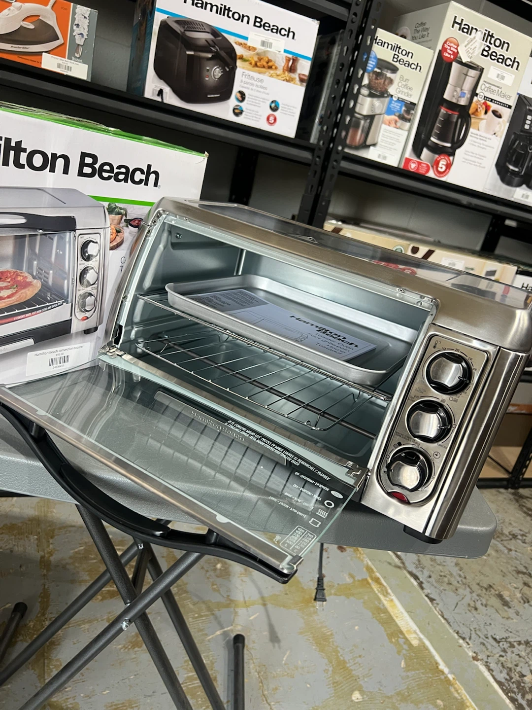 Hamilton Beach 6 Slice Stainless Steel Convection Toaster Oven - photo 2