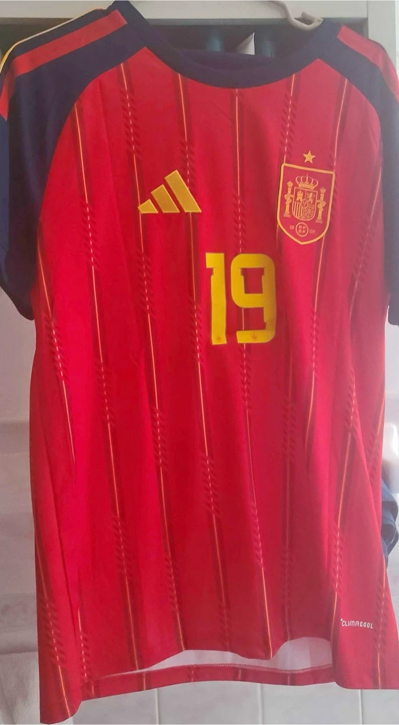 Adidas Spain Lamine Yamal 19 Soccer Jersey