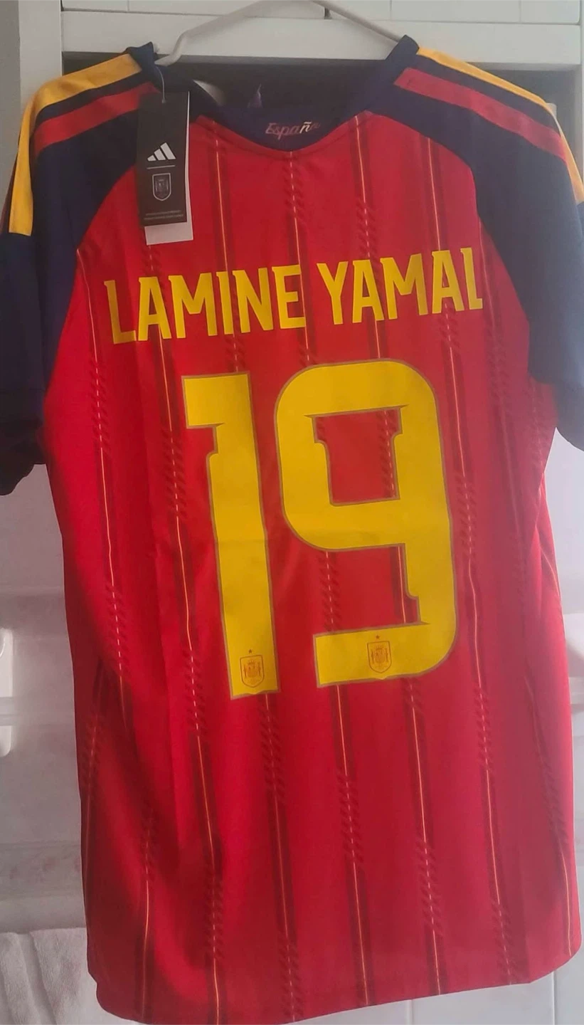 Adidas Spain Lamine Yamal 19 Soccer Jersey - photo 2