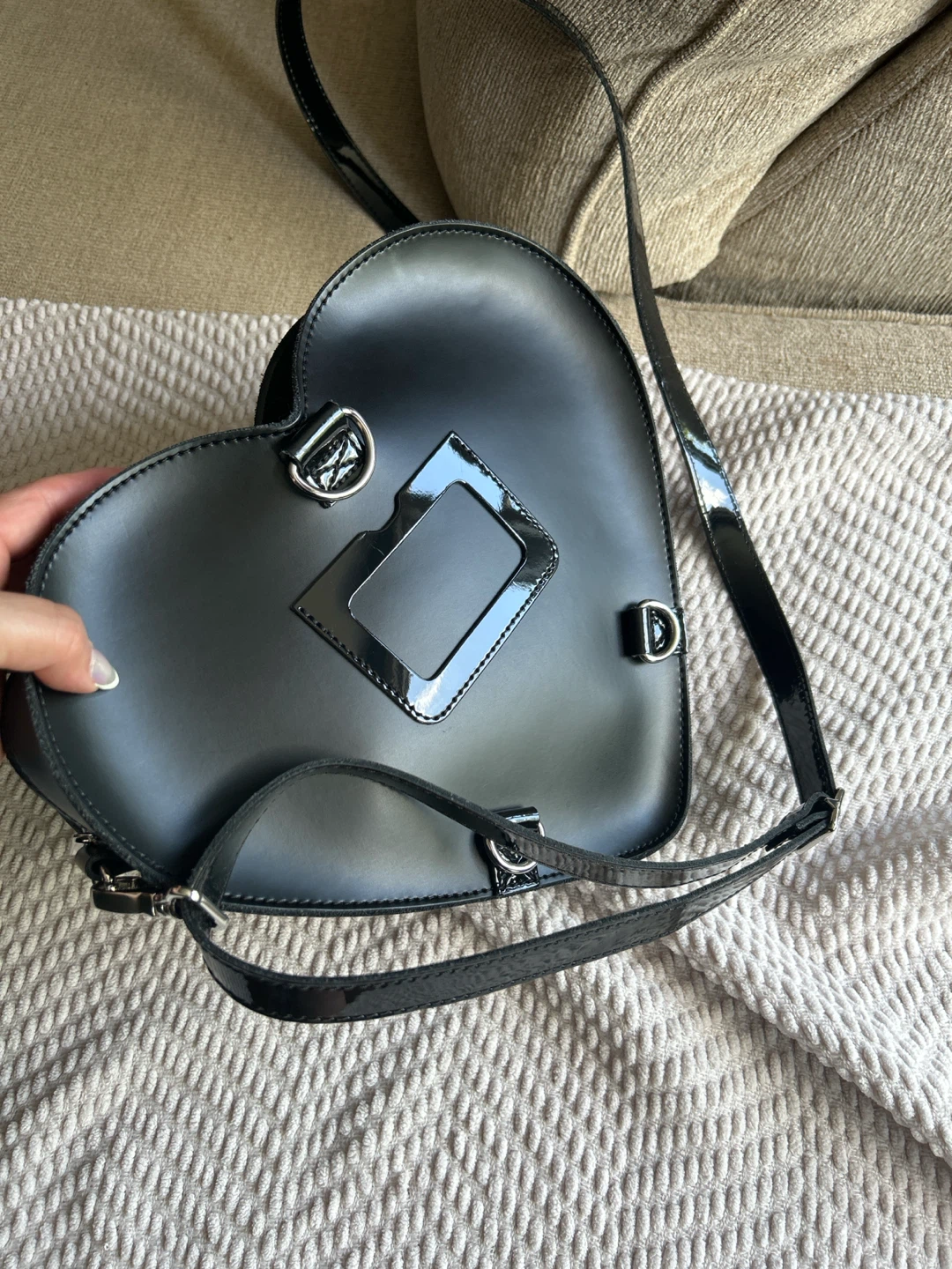 Dr. Martens Black Heart Shaped Satchel Bag - photo 2