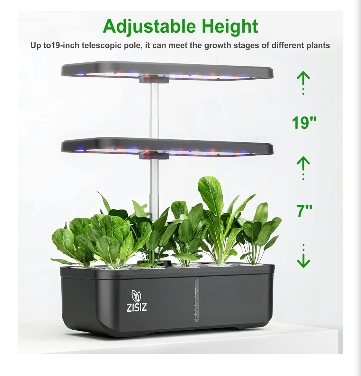 Zisiz Indoor Garden with Adjustable Grow Light - photo 3