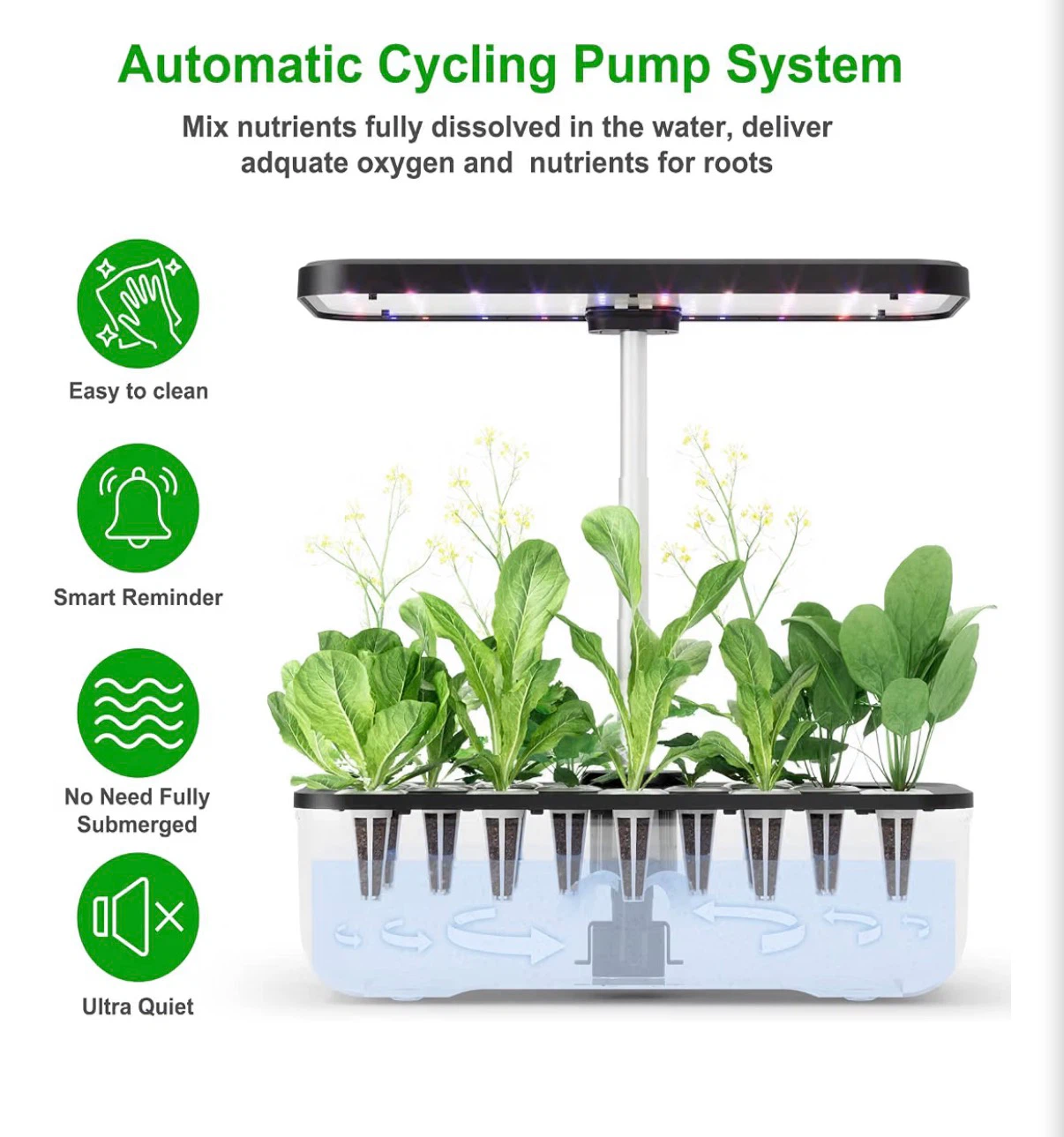 Zisiz Indoor Garden with Adjustable Grow Light - photo 4