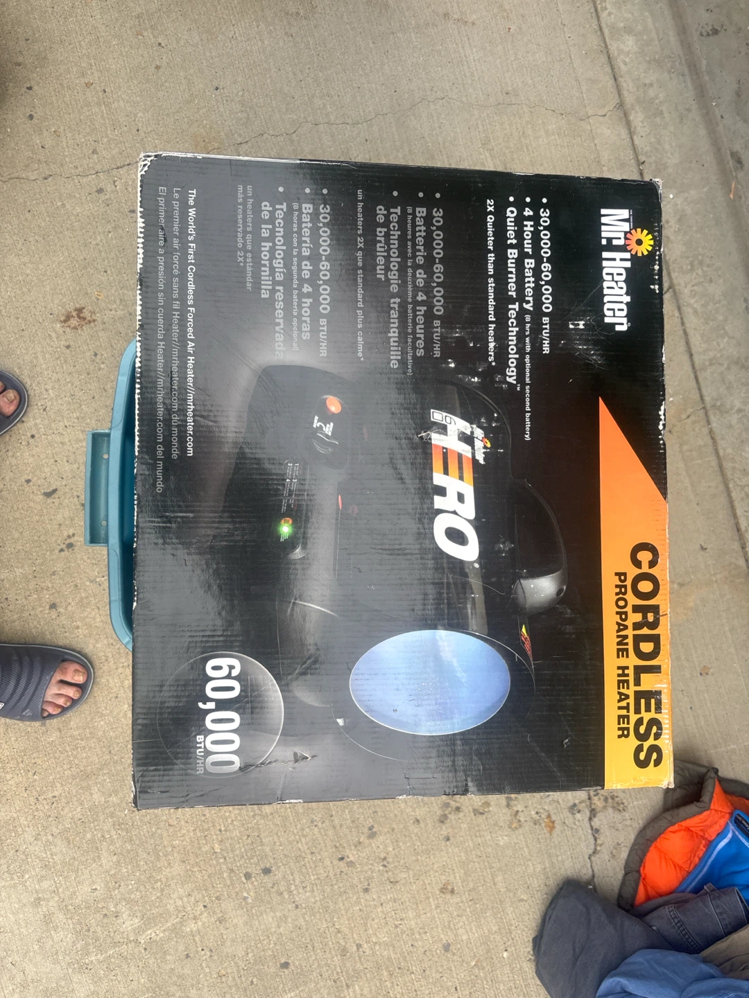 Mr. Heater HERO Cordless Propane Heater - 60,000 BTU