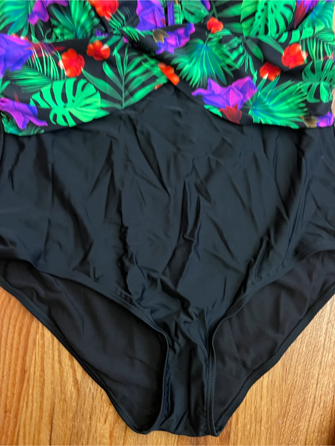 Women's Tropical Print One-Piece Swimsuit - photo 2