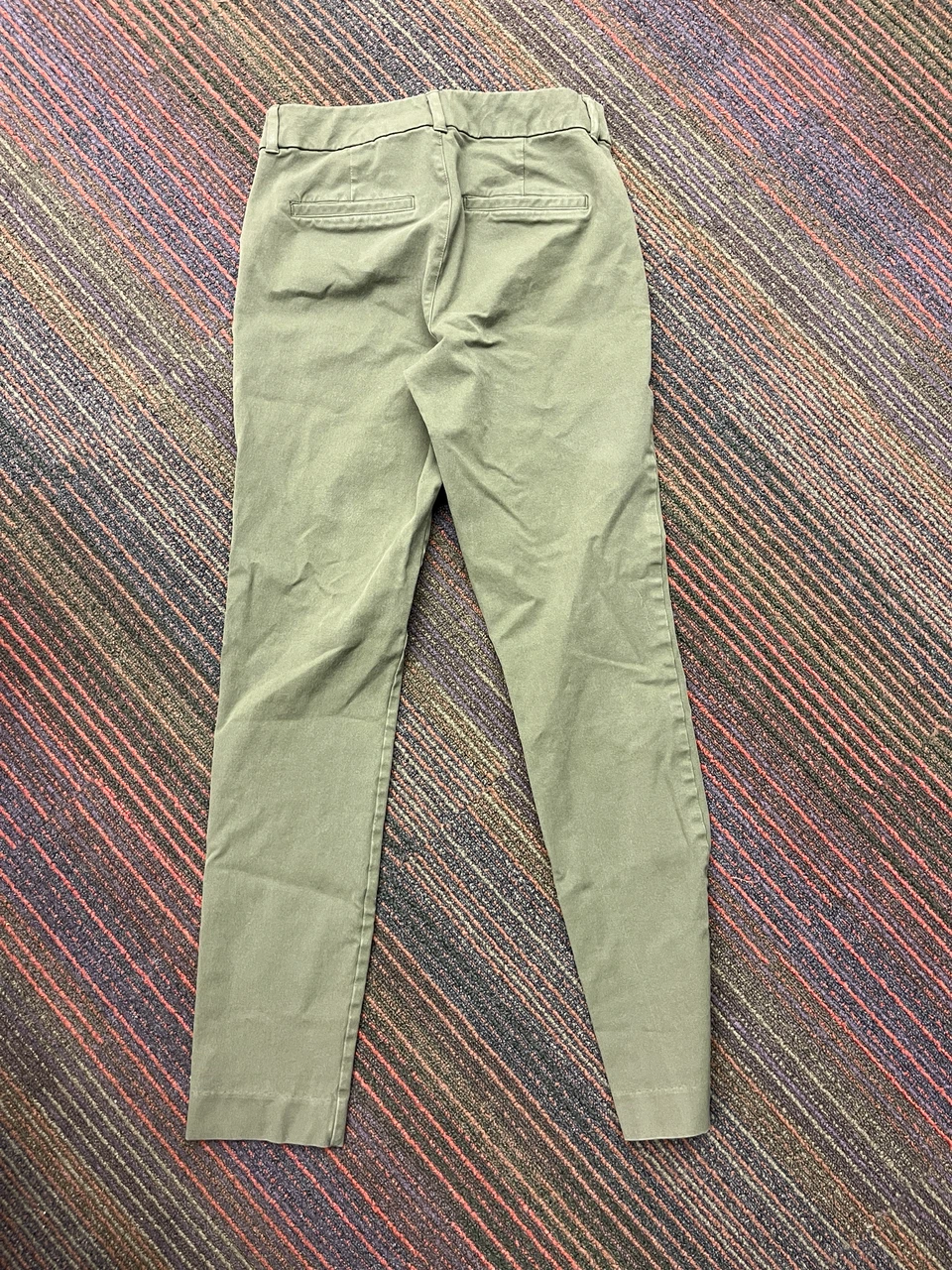 Brand New Old Navy Canvas Pants, Size 2 (Khaki Green) - photo 2