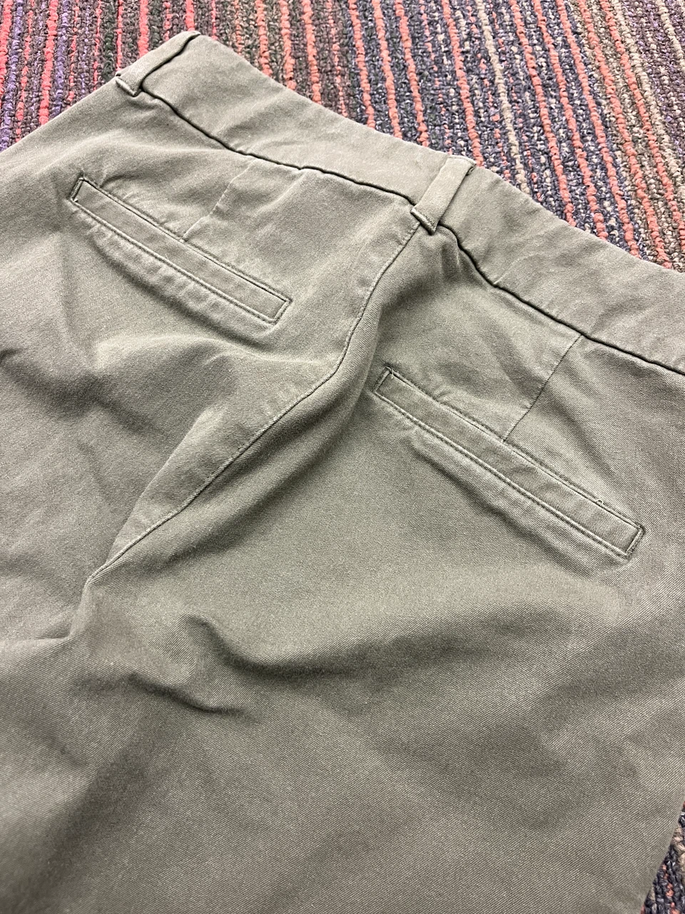 Brand New Old Navy Canvas Pants, Size 2 (Khaki Green) - photo 3