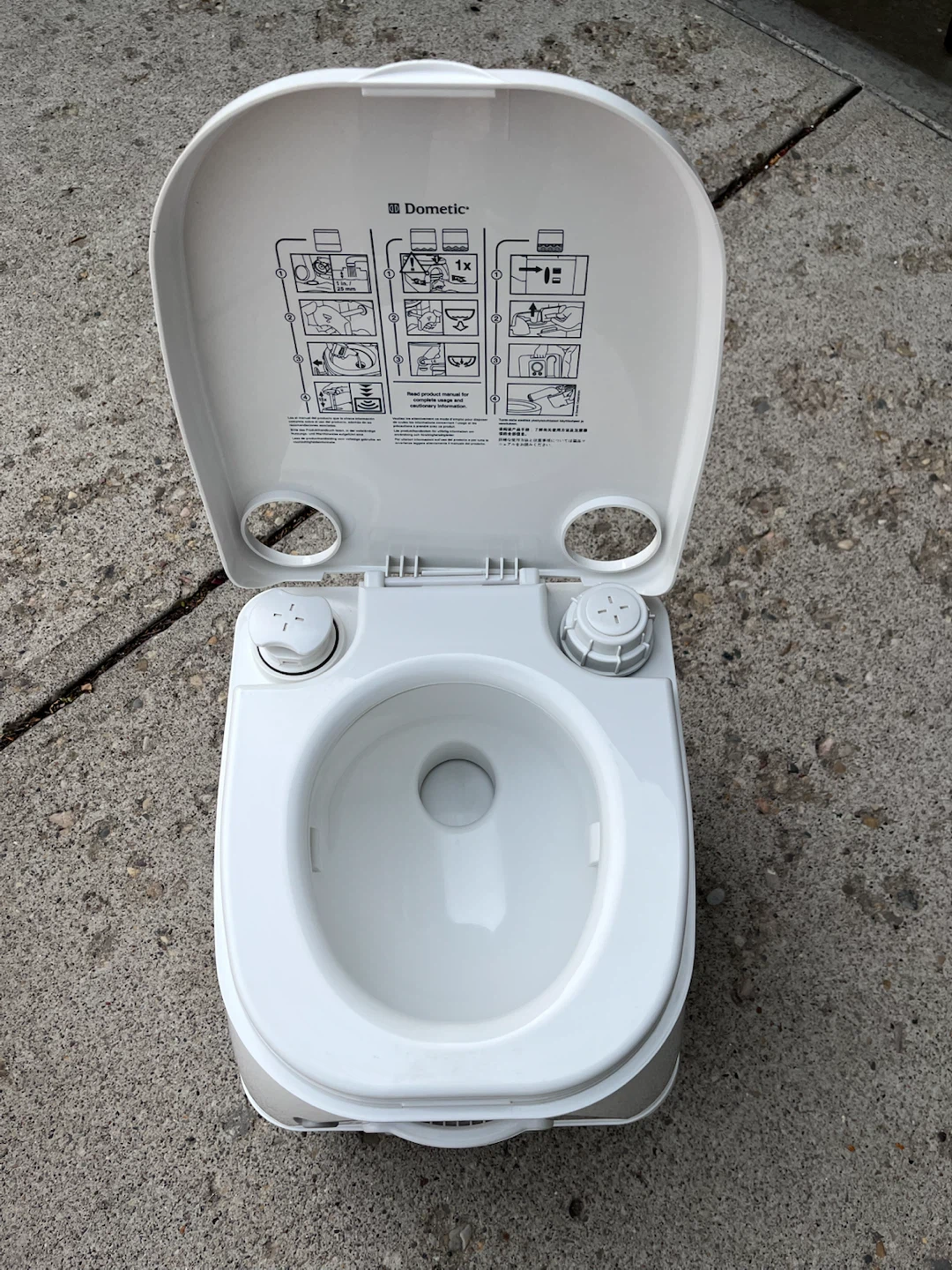 DOMETIC 970 SERIES PORTABLE TOILET (18.9 Liter) - photo 2