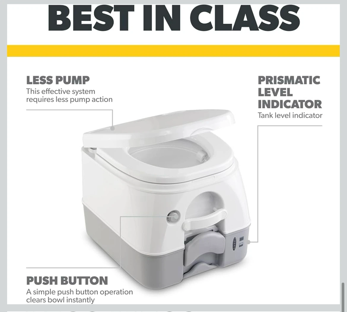 DOMETIC 970 SERIES PORTABLE TOILET (18.9 Liter) - photo 3
